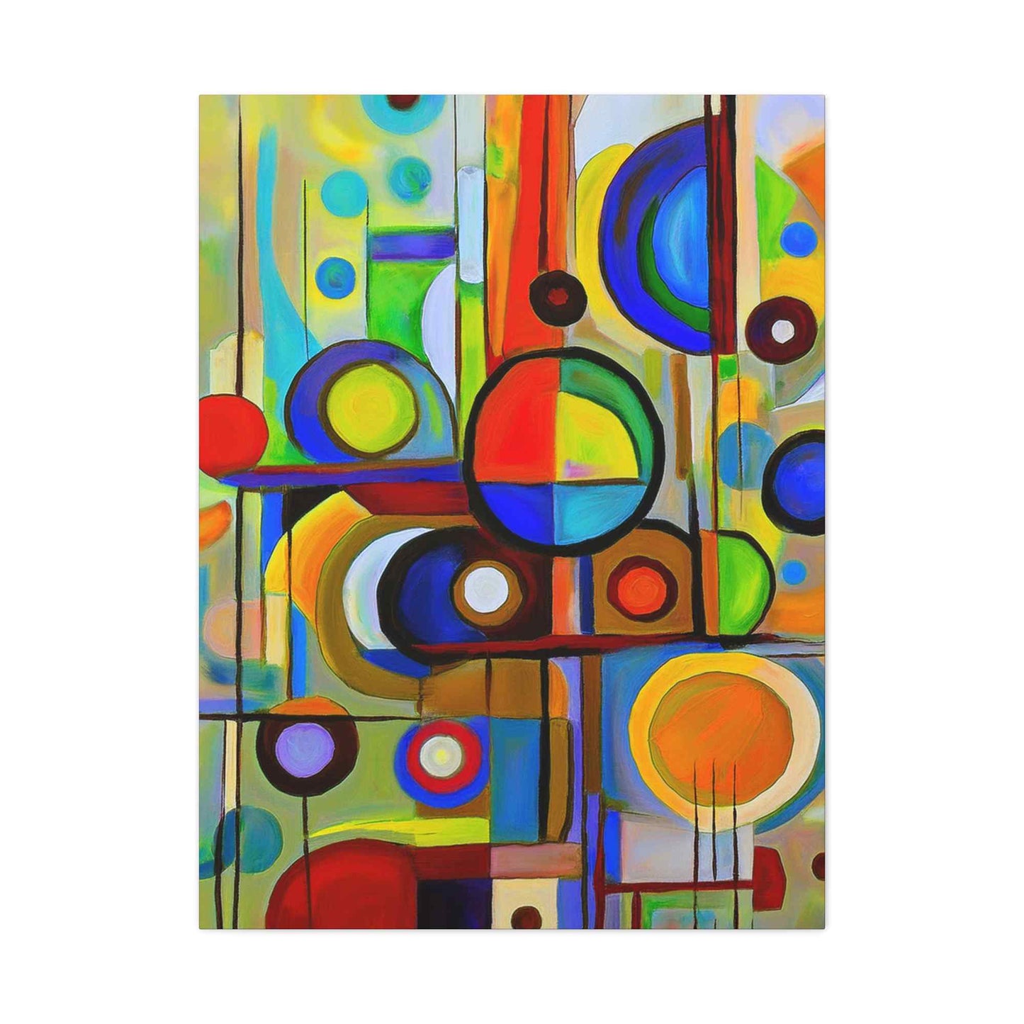Abstract Painting Print Canvas 20x24,20x30,24x30, 24x32,24x36,30x40, 32x48,36x48,40x60 Pine-Wood Inner Frame ABS-14