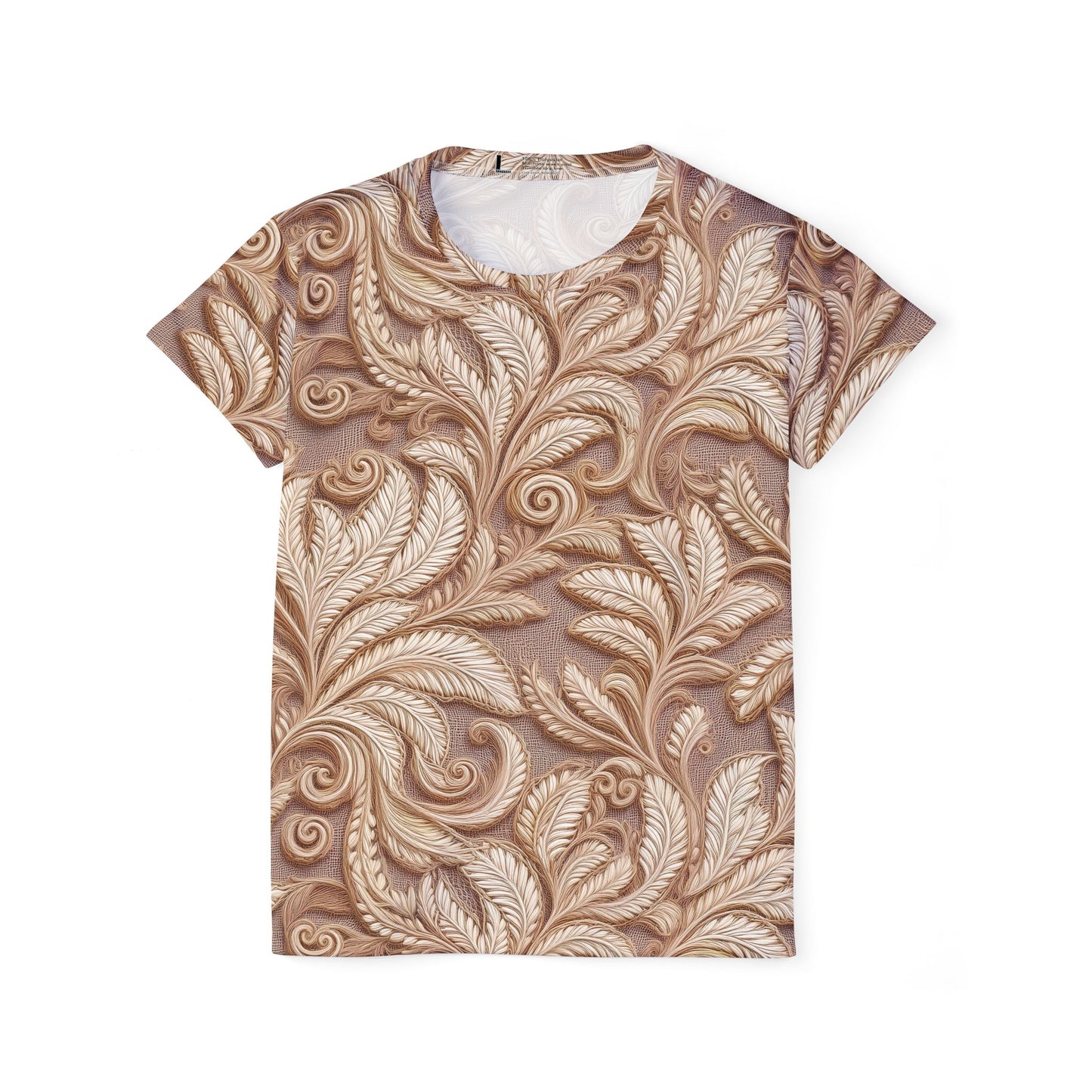 Lace Print Poly Shirt, Poly Shirt with Lace Print, Lace Shirt 70