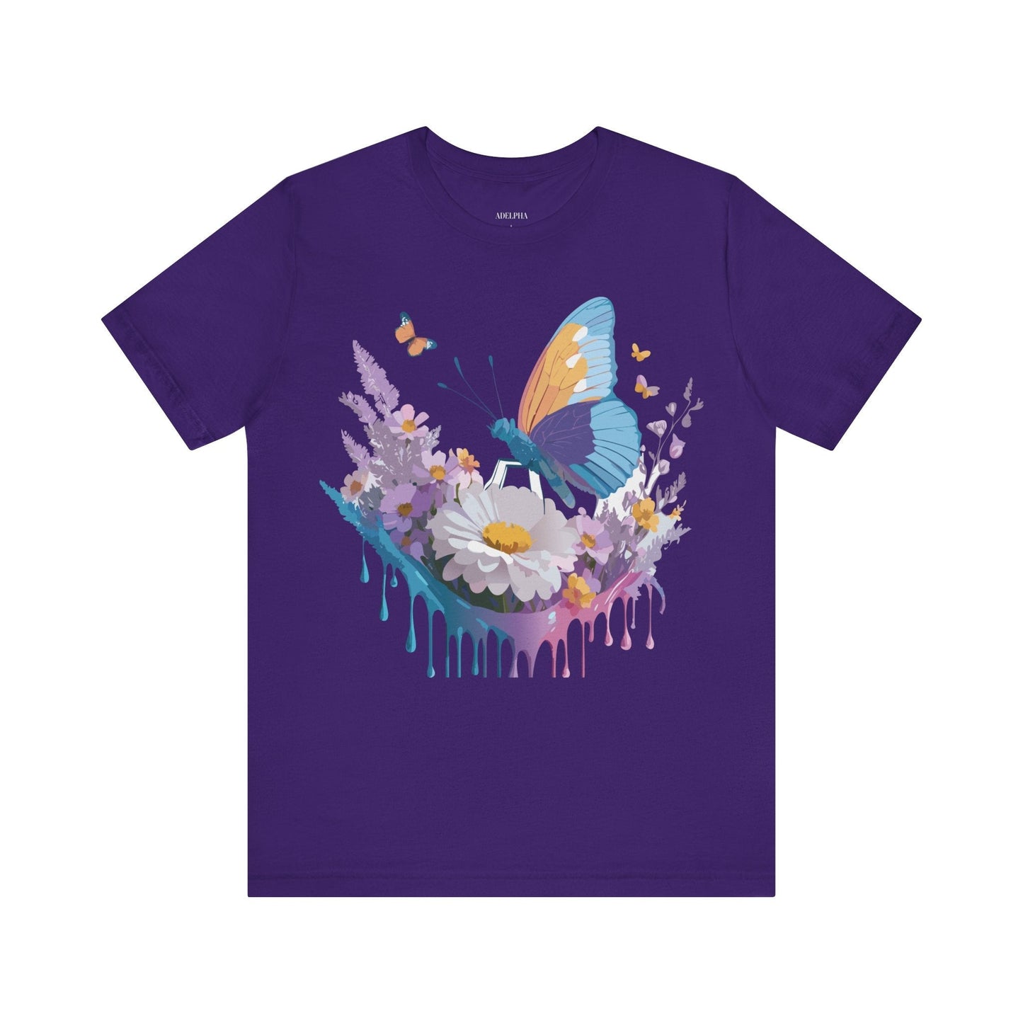 Adelpha Vintage Inspired Graphic Tee Unisex Short Sleeve Shirt