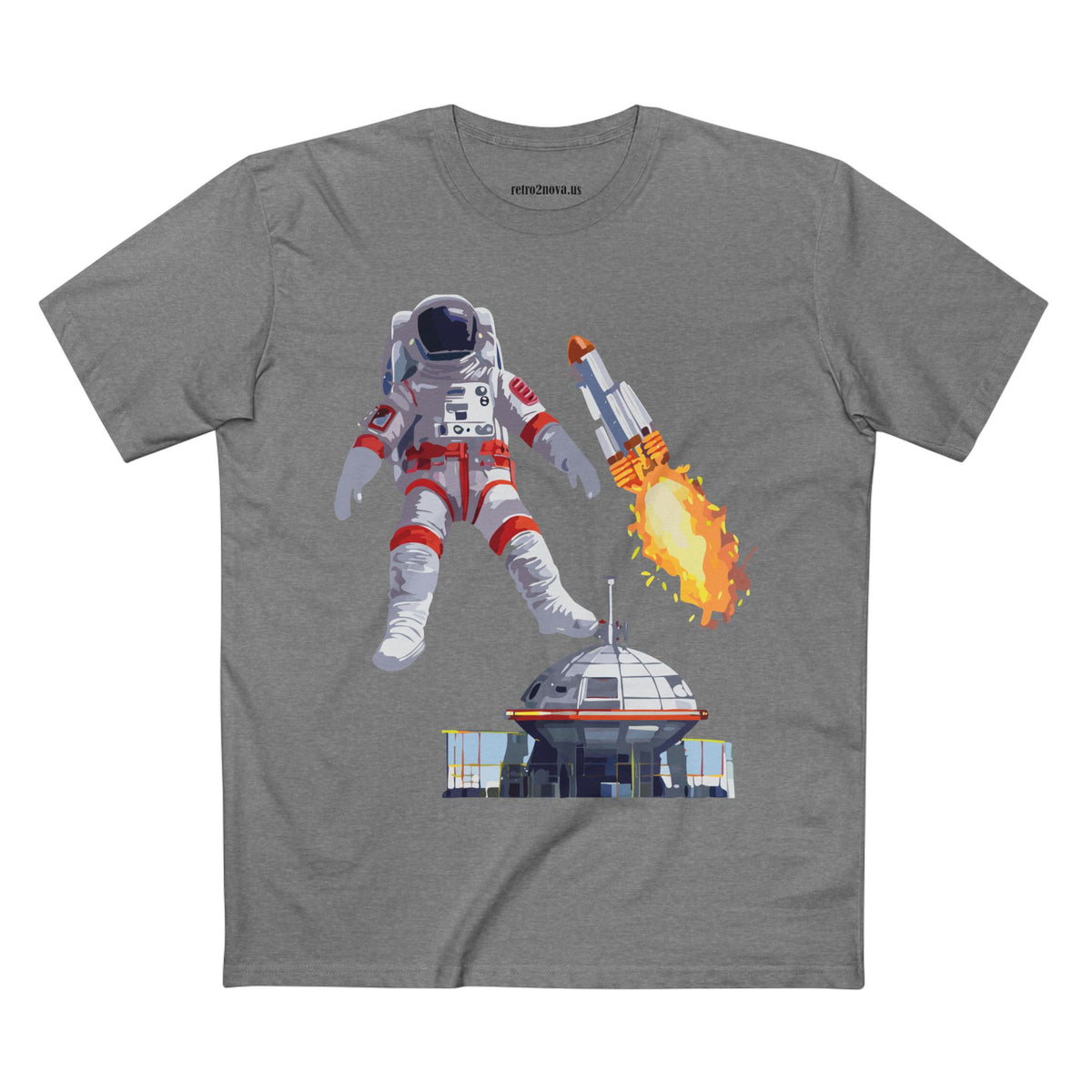 Cosmos Astronaut Graphic Tee Staple Unisex 100 Cotton Tee Shirt - CS-41