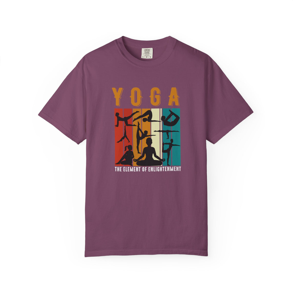 Yoga Lovers Unisex Comfort Colors Garment-Dyed Heavyweight 100 Cotton Art Design T-Shirt w191