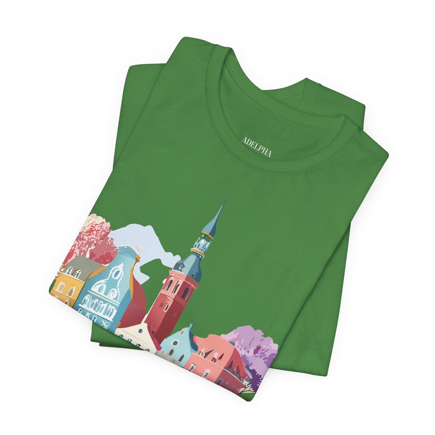 Germany Graphic Tee for Unisex Short Sleeve Shirt by Adelpha Art Design Vintage Inspired