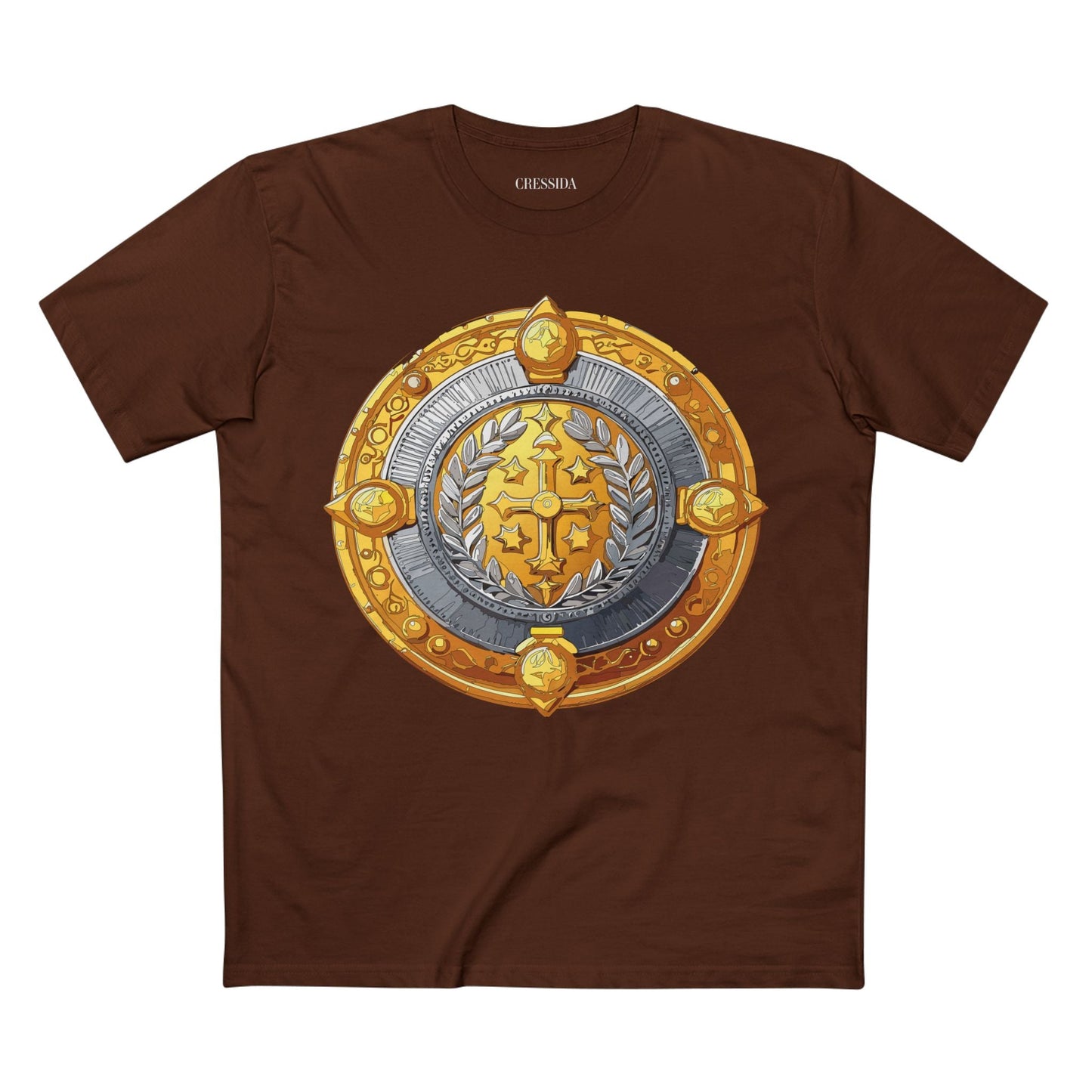 Antique Gold Coin Graphic Design T-Shirt Unisex 100 Cotton With Golden Print Artwork Tee 12