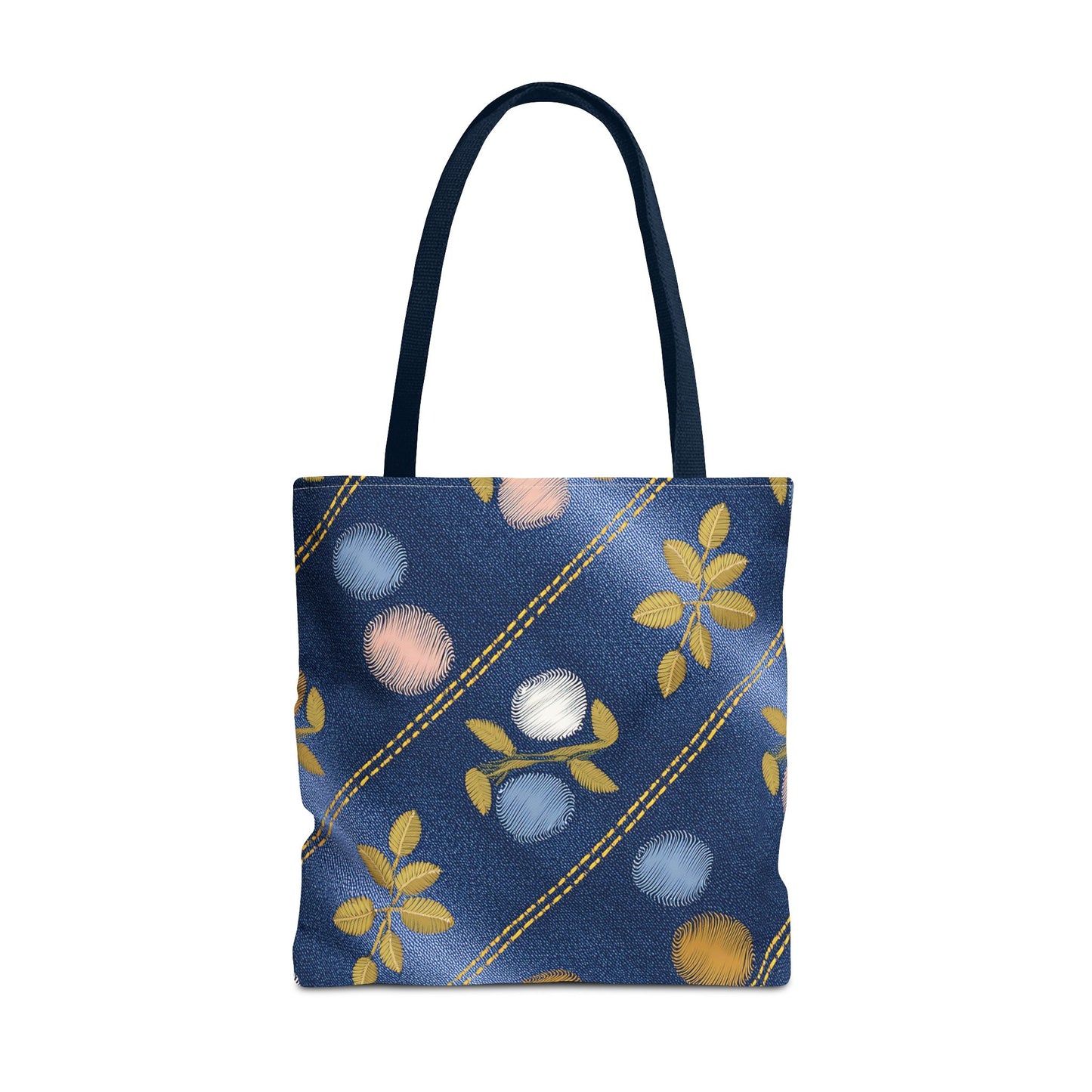 DENIM PRINT CANVAS BAG HIGH-QUALITY 100% SPUN POLYESTER 3 SIZES CANVAS BAG-122