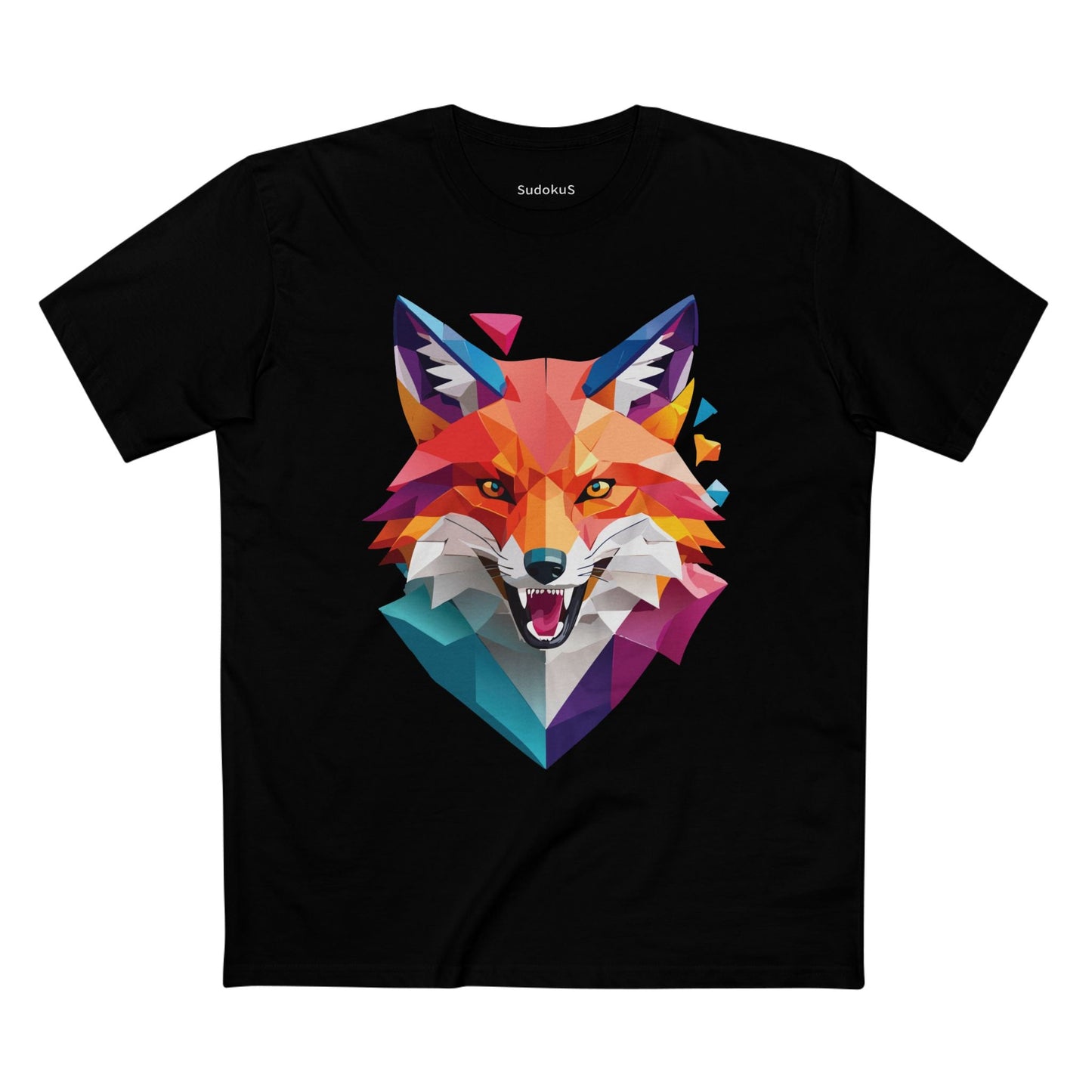 Fox Graphic Unisex 100 Cotton Staple Tee with Animal Design Artwork 22