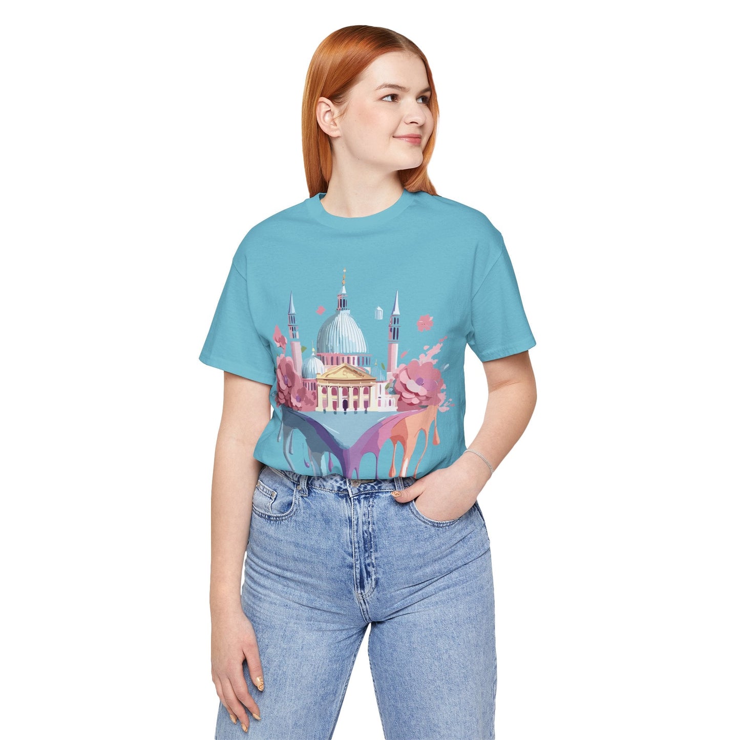 Venice Tourist Shirt Graphic Tee Unisex Adelpha Vintage Inspired Artwork Premium Short Sleeve