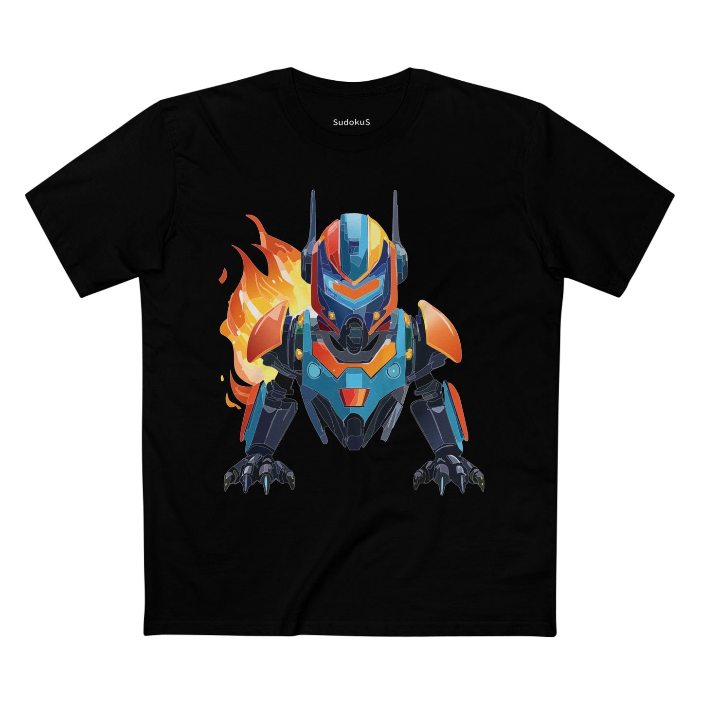 Cyborg Robot Graphic Unisex 100 Cotton Staple Tee 11