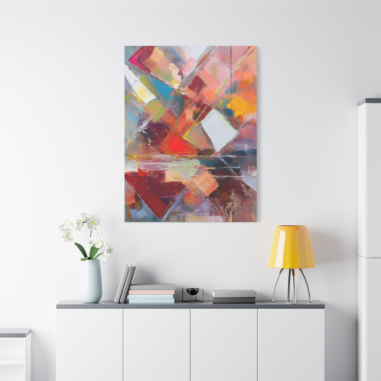 Abstract Oil Painting Print Canvas 20x24,20x30,24x30 24x32,24x36,30x40 32x48,36x48,40x60 Pine-Wood Inner Frame ABS-180