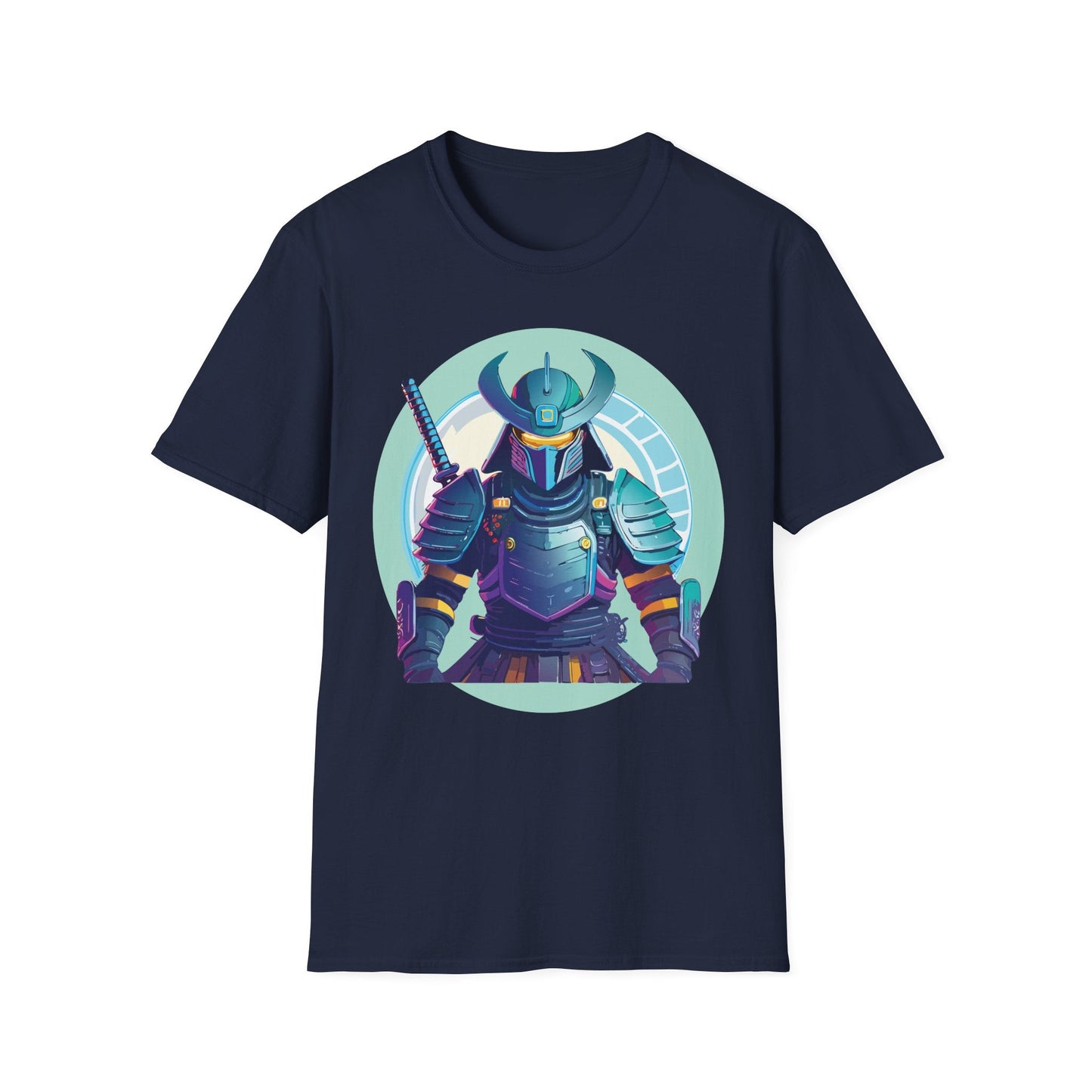 Samurai T Shirt Unisex Softstyle Tee Gildan 64000 Lightweight Ring Spun Cotton Everyday Comfort