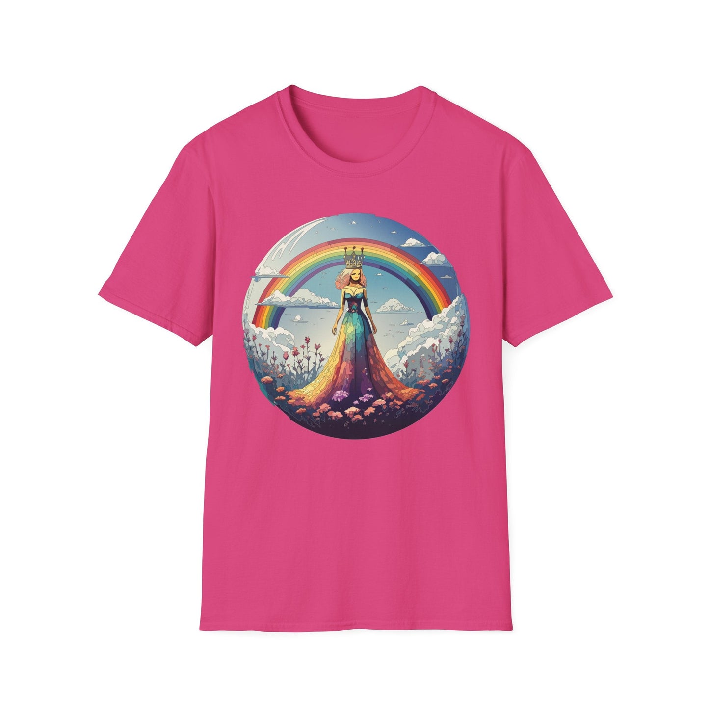 Womens Graphic T Shirt Art Design Tee Softstyle 64000 100 Percent Cotton Comfort