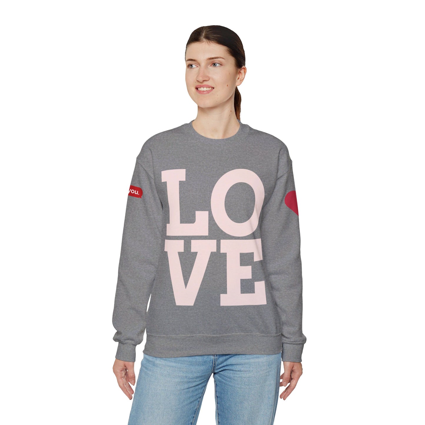 Unisex Heavy Blend Sweatshirt - LOVE