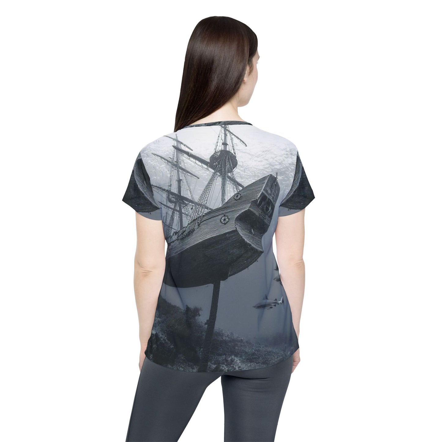 Camiseta de poliéster con arte fotográfico