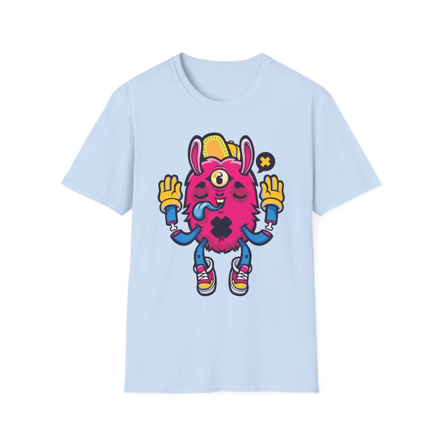 Cartoon T Shirt Animation T Shirt Funny Tee Unisex Softstyle 64000 Gildan Cotton Tee