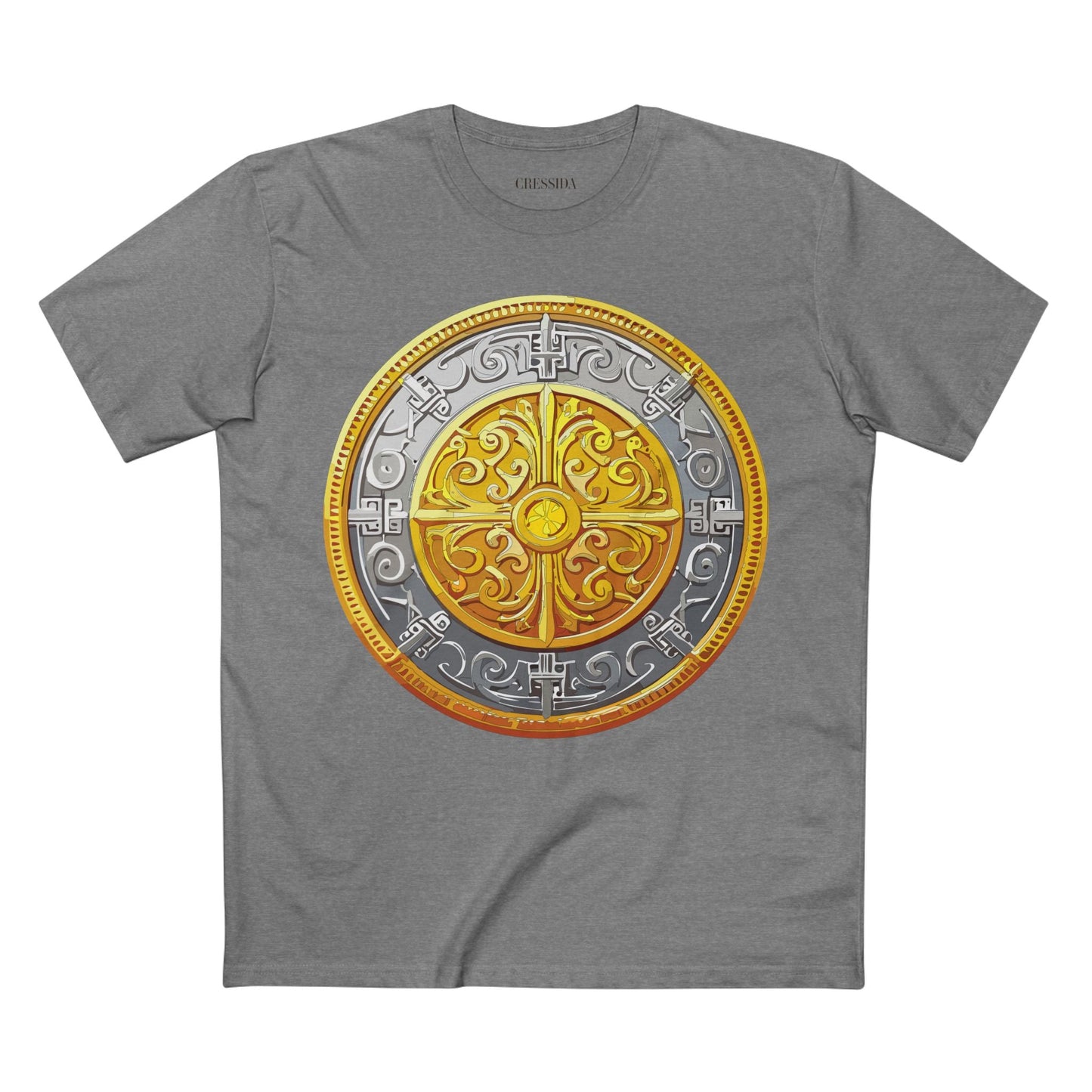 Antique Gold Coin Graphic Design T-Shirt Unisex 100 Cotton With Golden Print Artwork Tee 18