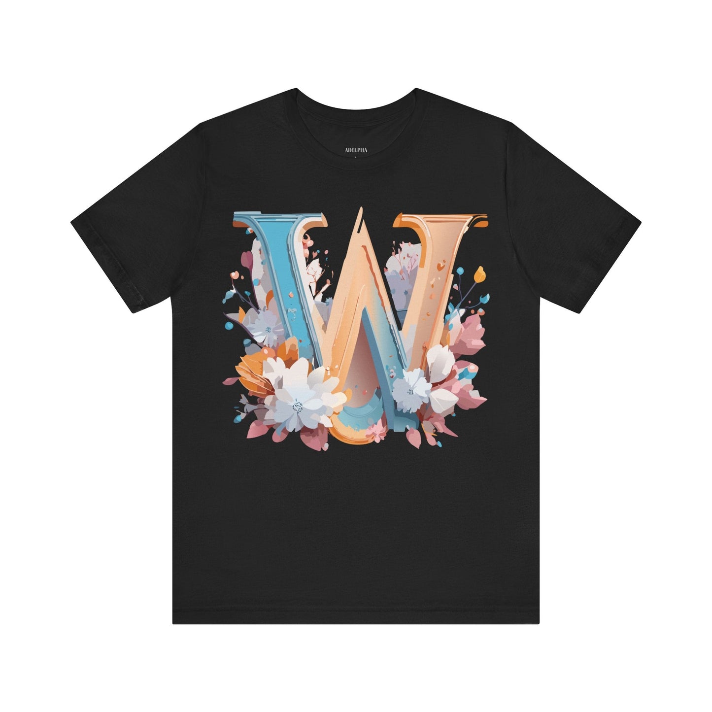 Letter W Shirt Unisex Graphic Tee By Adelpha Featuring Vintage Artwork For Everyday Casual Wear