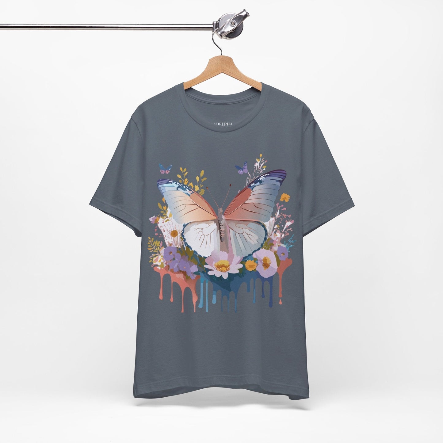 Adelpha Butterfly Graphic T Shirt Unisex Vintage Inspired Short Sleeve Tee