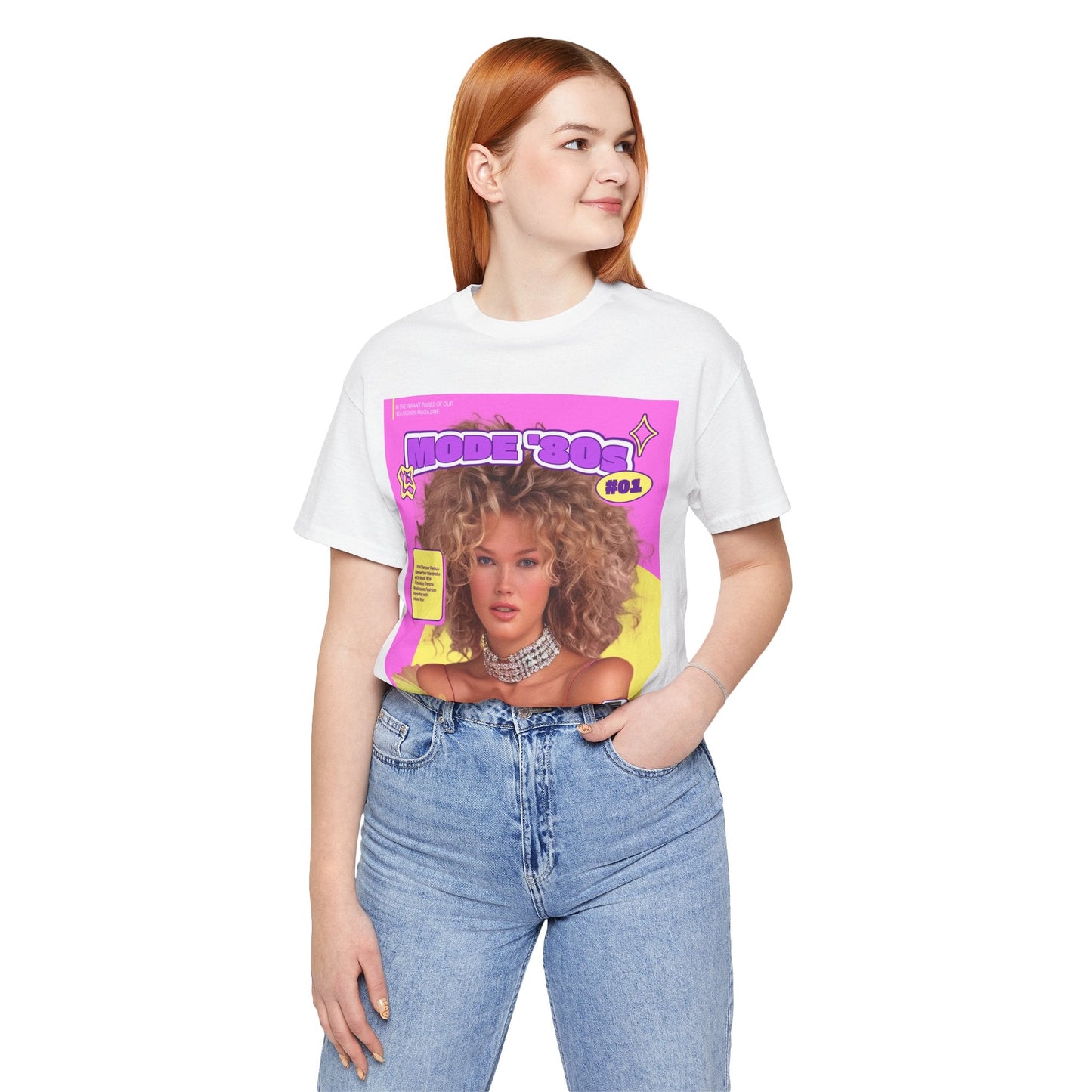 Magazine Cover Shirt Unisex Jersey Short Sleeve Tee Lightweight Breathable