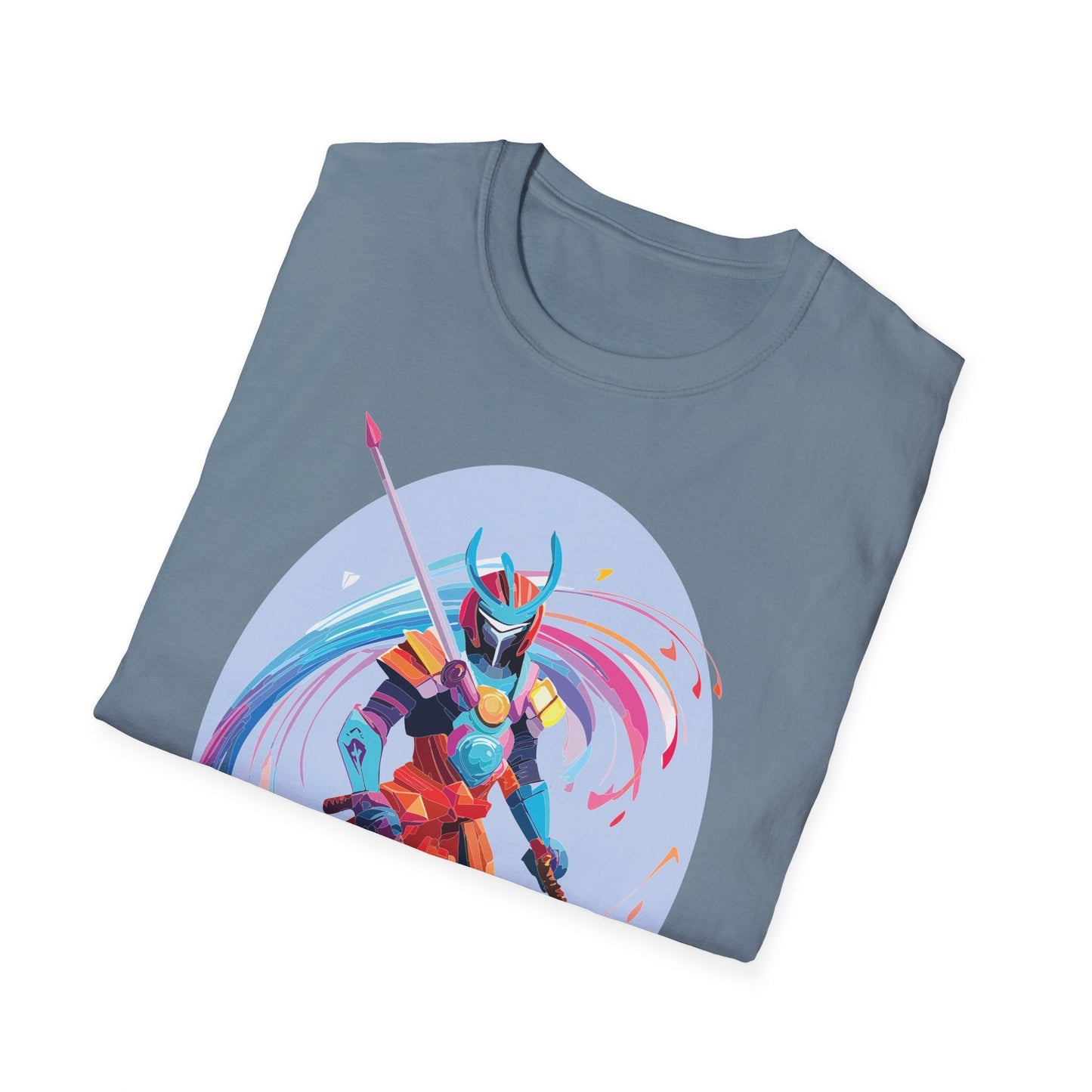 Samurai Shirt Unisex Gildan Softstyle Tee 100 Percent Ring Spun Cotton Samurai Design