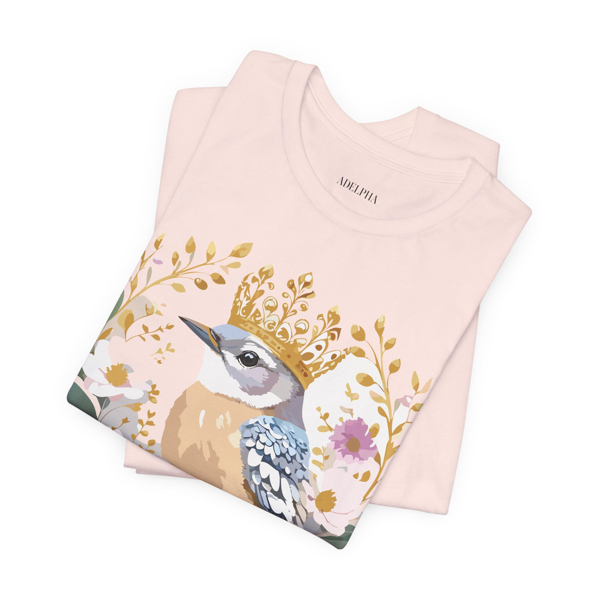 Medallion Graphic Unisex Cotton Bella+Canvas Tee with Art Design d50