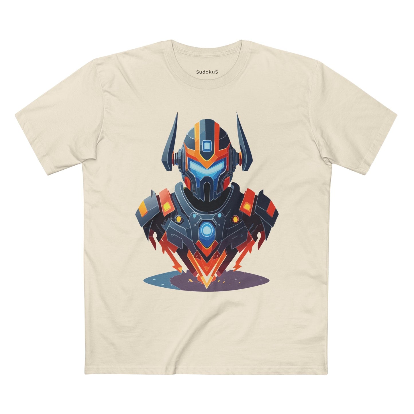 Cyborg Robot Graphic Unisex 100 Cotton Staple Tee 10