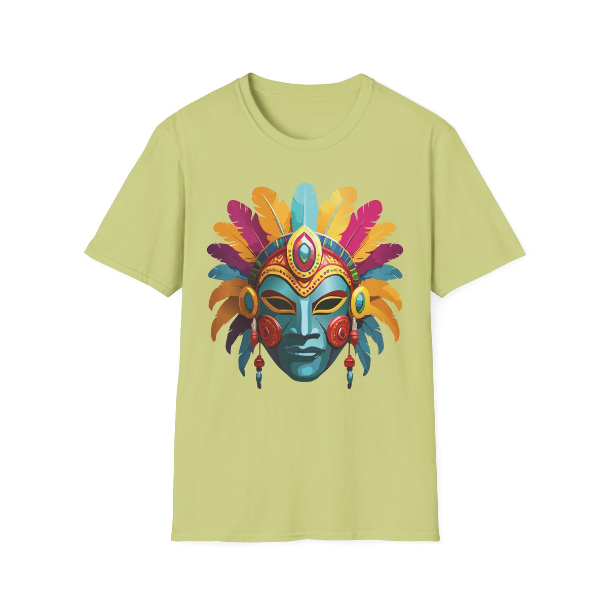 Mask Masquerade Carnival Graphic Tee Gildan Unisex 100 Cotton Tee Shirt h32