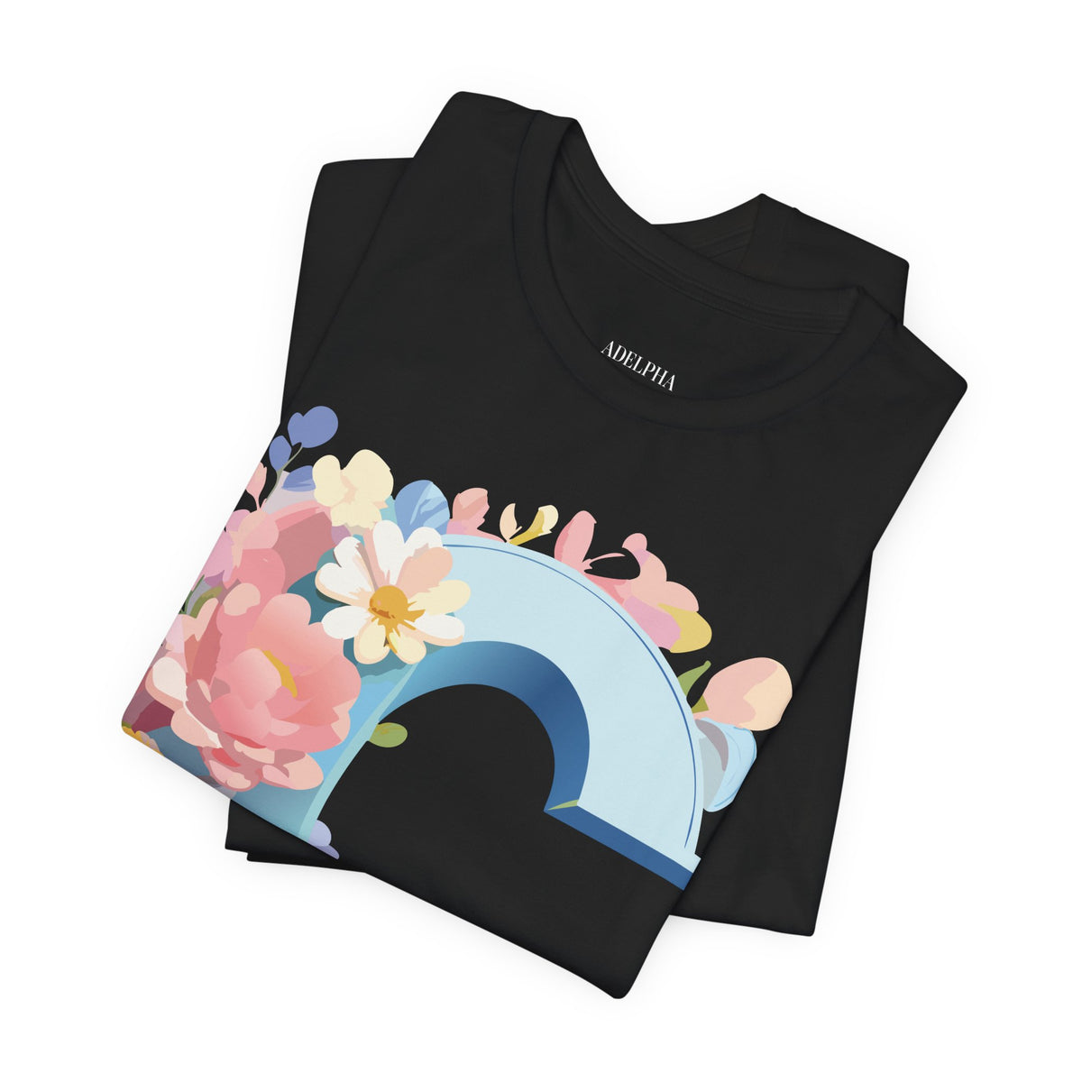 Letter C Graphic Unisex Cotton Bella+Canvas Tee with Art Letter Design