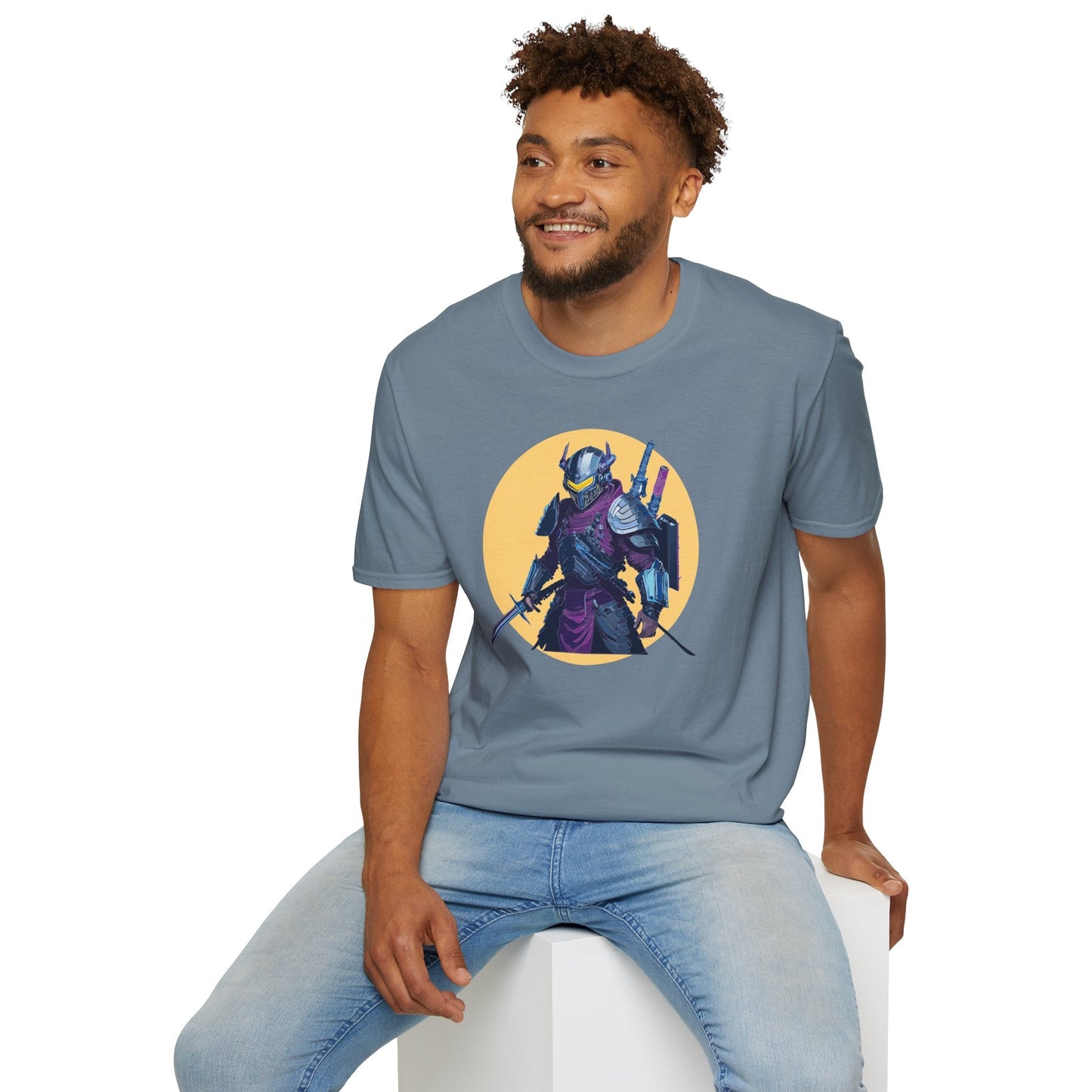 Samurai Shirt Unisex T Shirt Softstyle Gildan 64000 Cotton Tee Breathable Comfortable