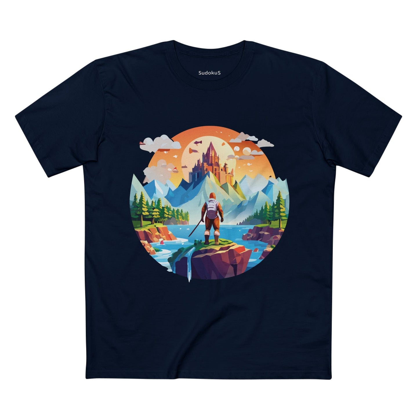 Adventures Graphic Unisex 100 Cotton Staple Tee 6