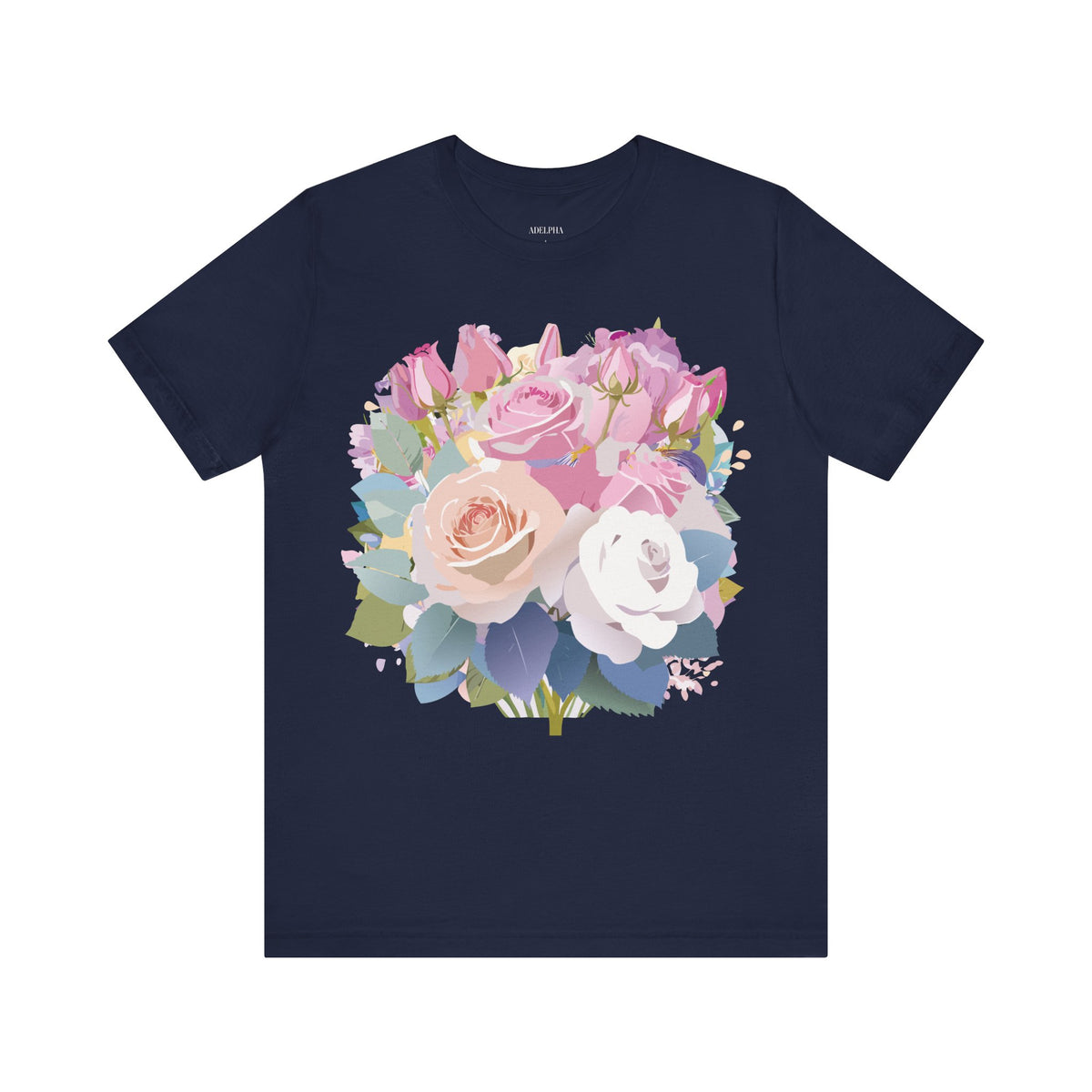 Floral Graphic Tee Shirt - Bella+Canvas Unisex 100 Cotton 11