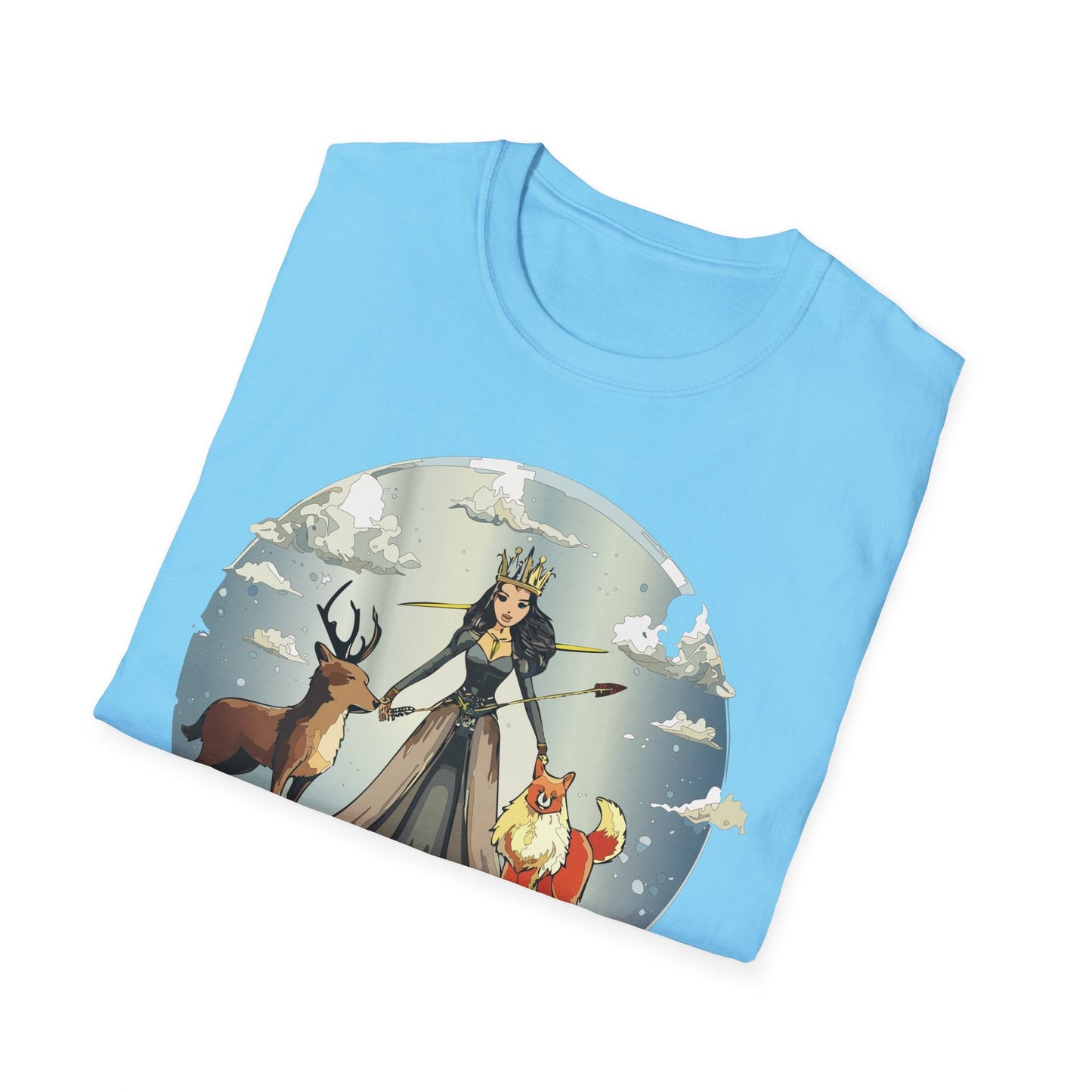 Womens Graphic T Shirt Art Design Tee Softstyle Gildan 64000 Cotton Comfort Fit Casual Wear