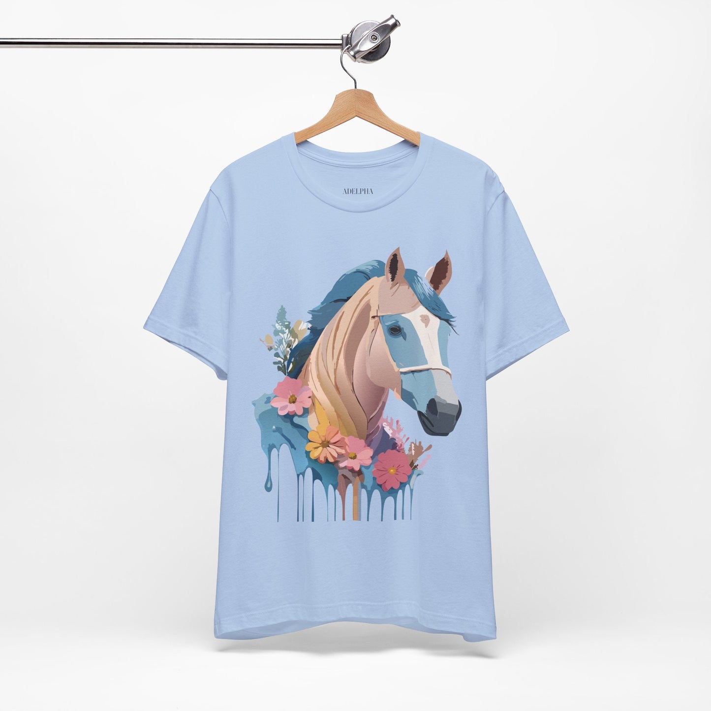 Horse Graphic Unisex 100 Cotton Vintage Animal Art T-Shirt 13