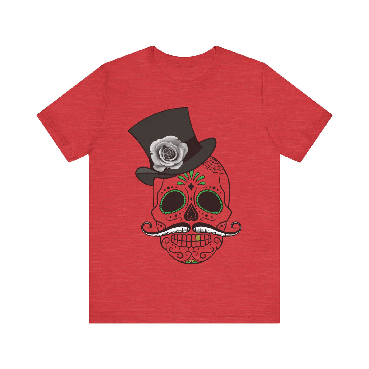 Camiseta unisex de algodón con calavera