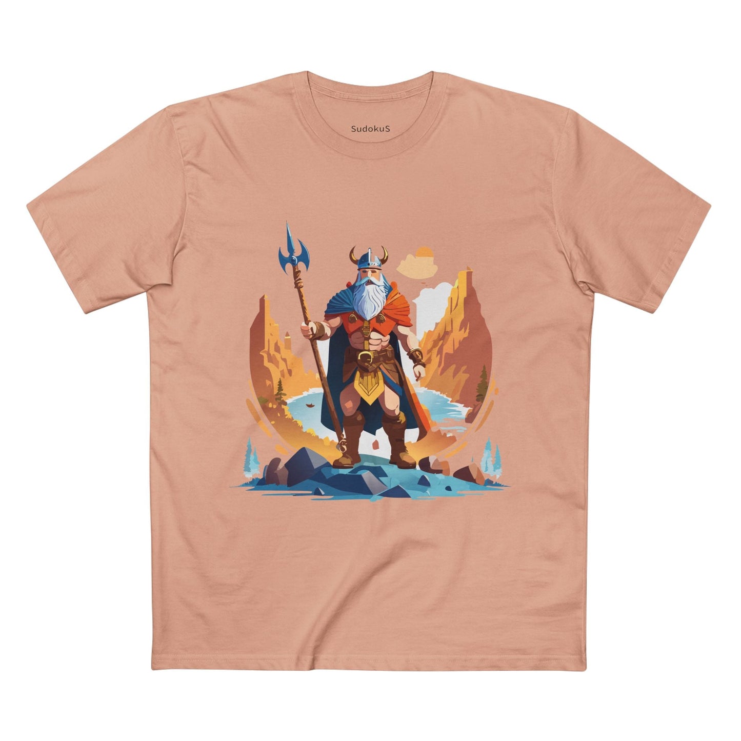 Viking Graphic Unisex 100 Cotton Staple Tee 2