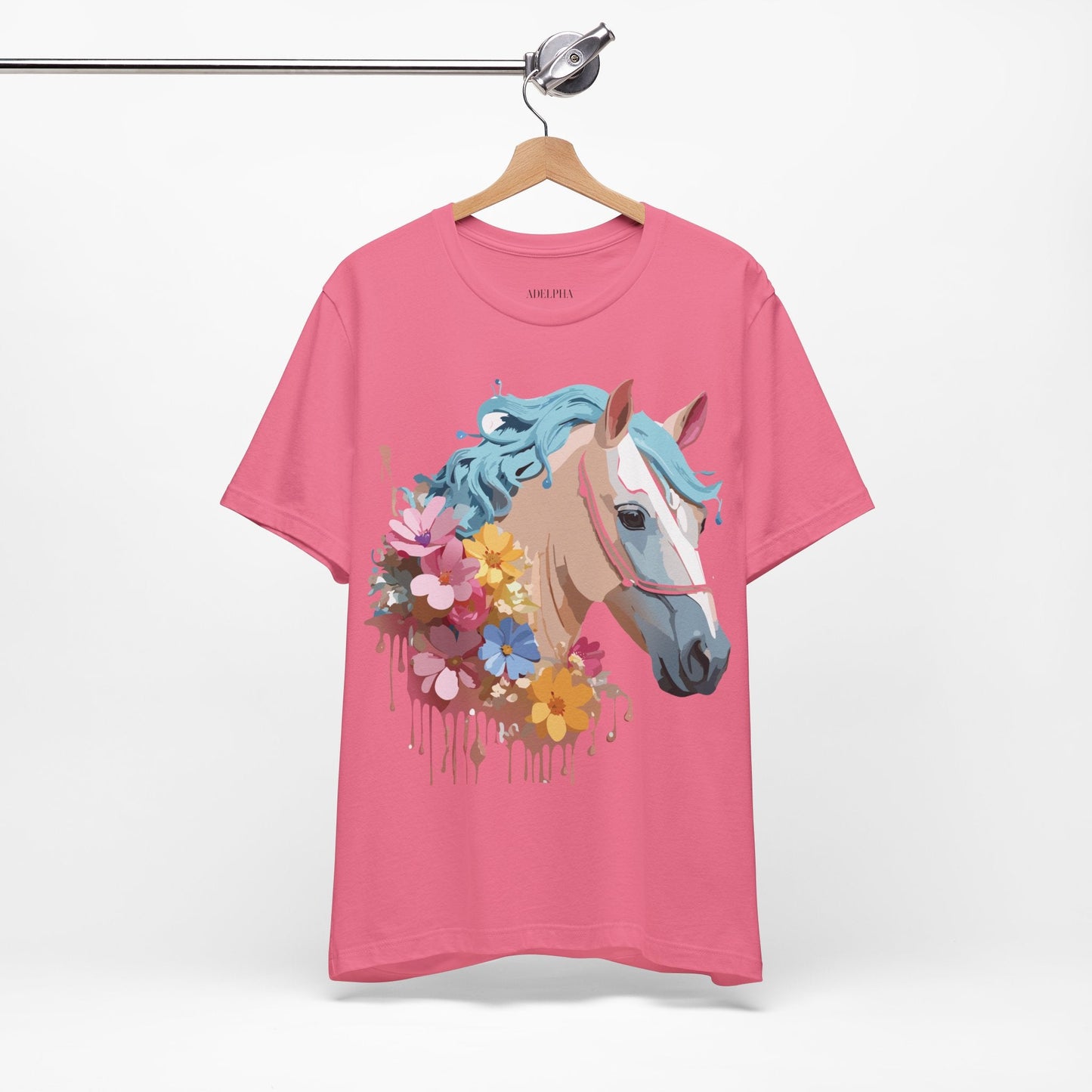 Horse Graphic Unisex 100 Cotton Vintage Animal Art T-Shirt 17
