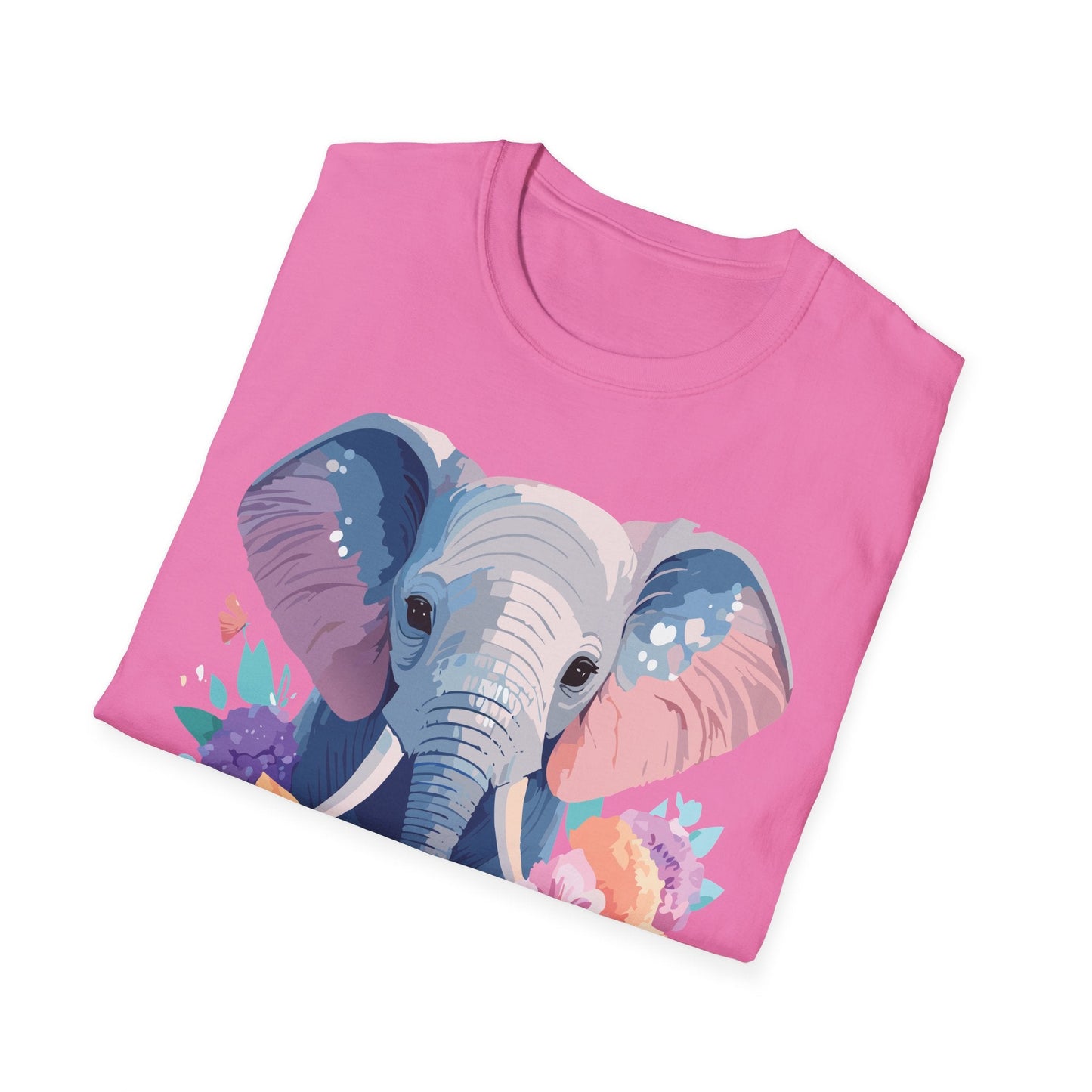 Elephant Graphic T Shirt Unisex Softstyle 64000 Cotton Animals T Shirt For Adults Premium