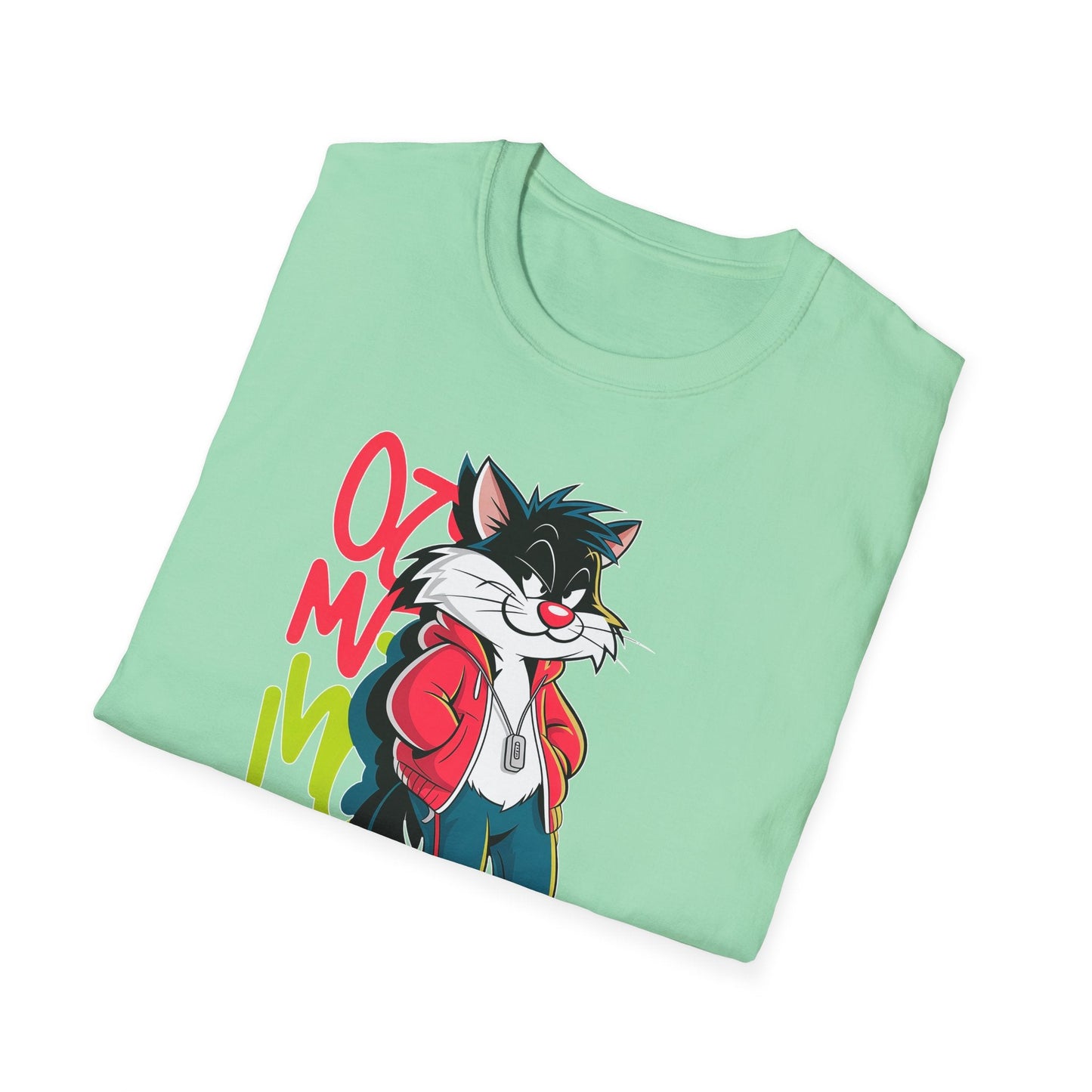 Cartoon T Shirt With Animals And Animation Tee For Unisex Softstyle Gildan 64000