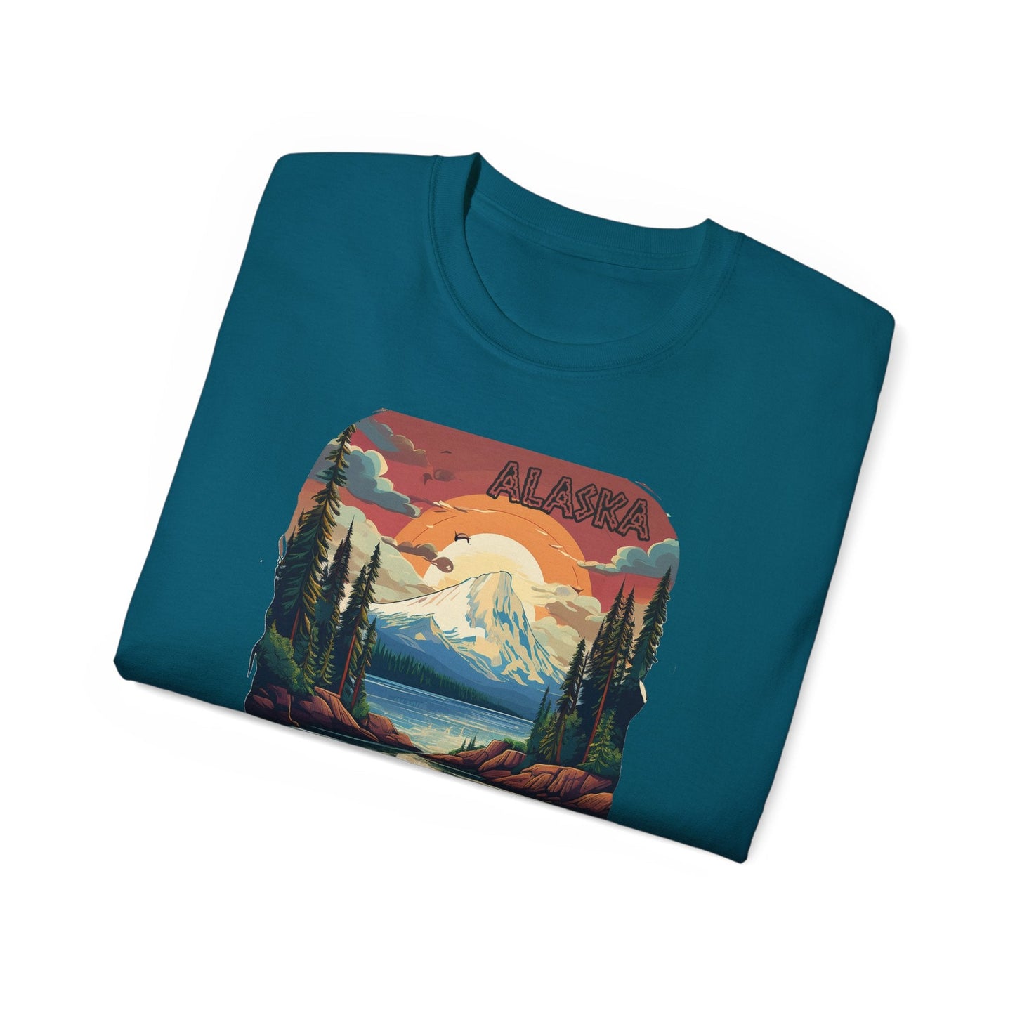 Alaska Graphic Unisex Cotton T‑Shirt 3