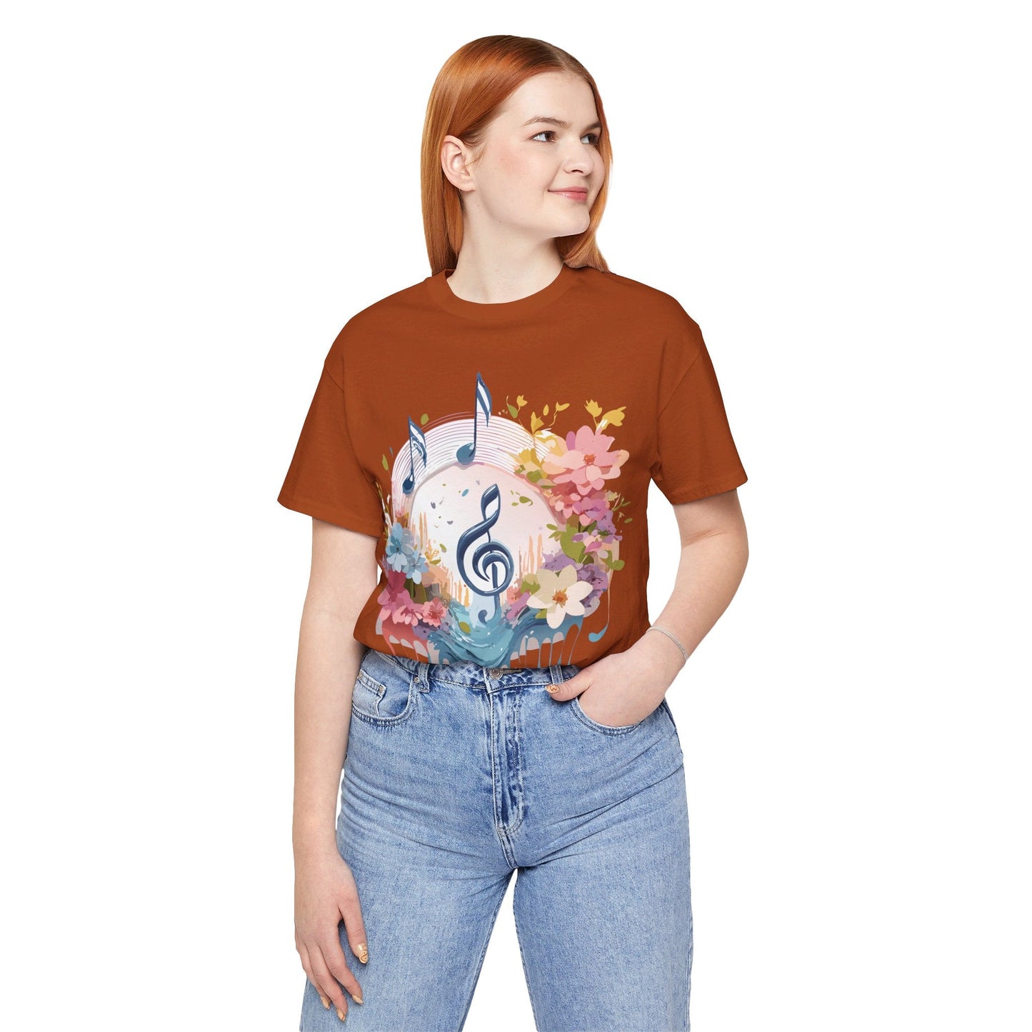 Adelpha Graphic Music T Shirt Unisex Jersey Short Sleeve Tee With Vintage Artwork