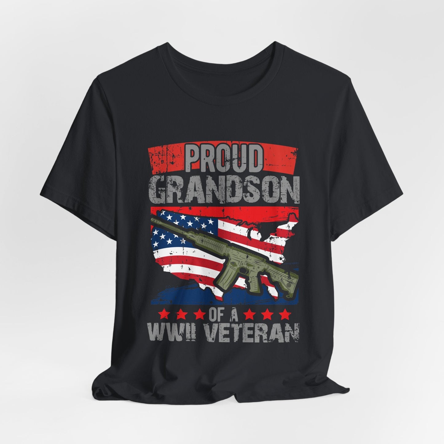 Army Veteran Patriotic Graphic Design Unisex Cotton T-Shirt v16