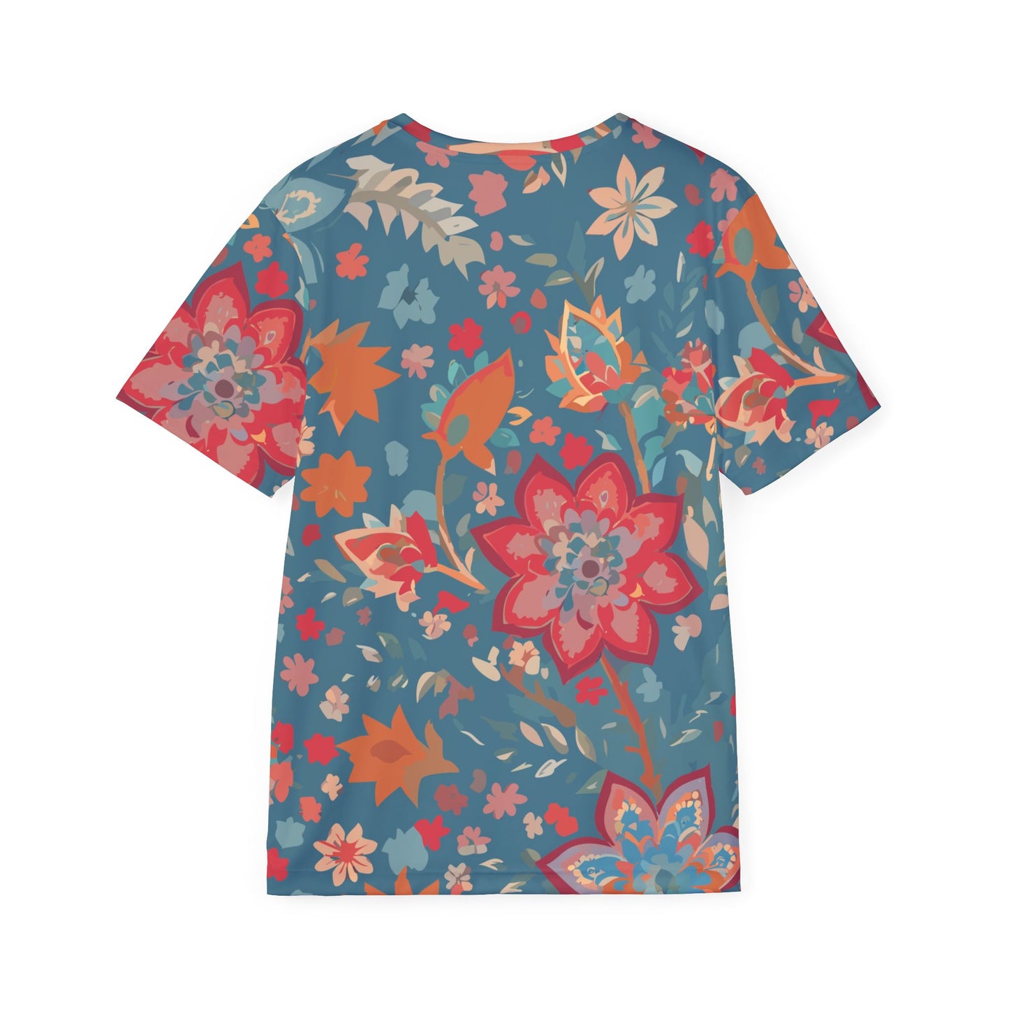Unisex Floral Print Shirt, Shirt with Floral Print