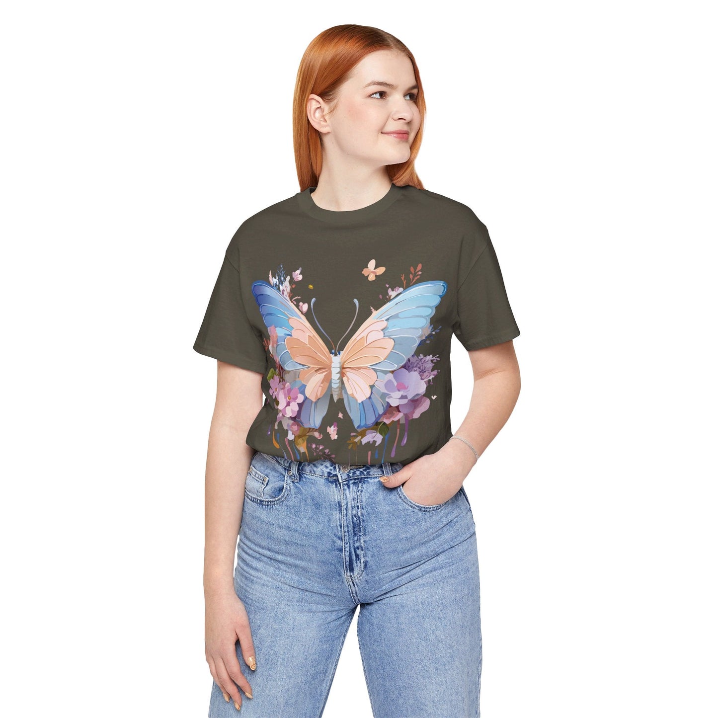 Butterfly Graphic Tee By Adelpha Unisex Short Sleeve Shirt Art Design