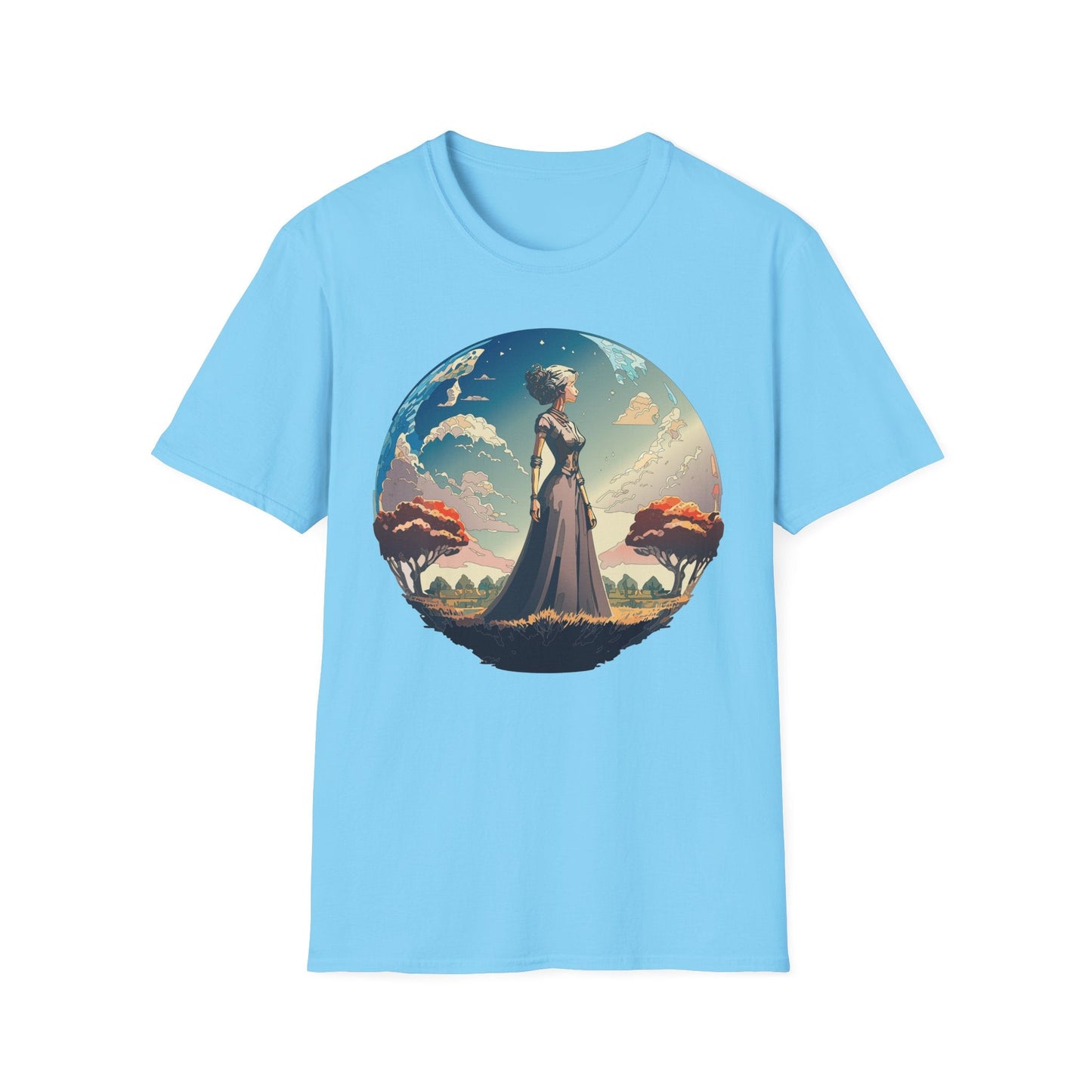 Womens Graphic T Shirt Art Design Tee Gildan Softstyle 64000 Unisex Cotton Short Sleeve