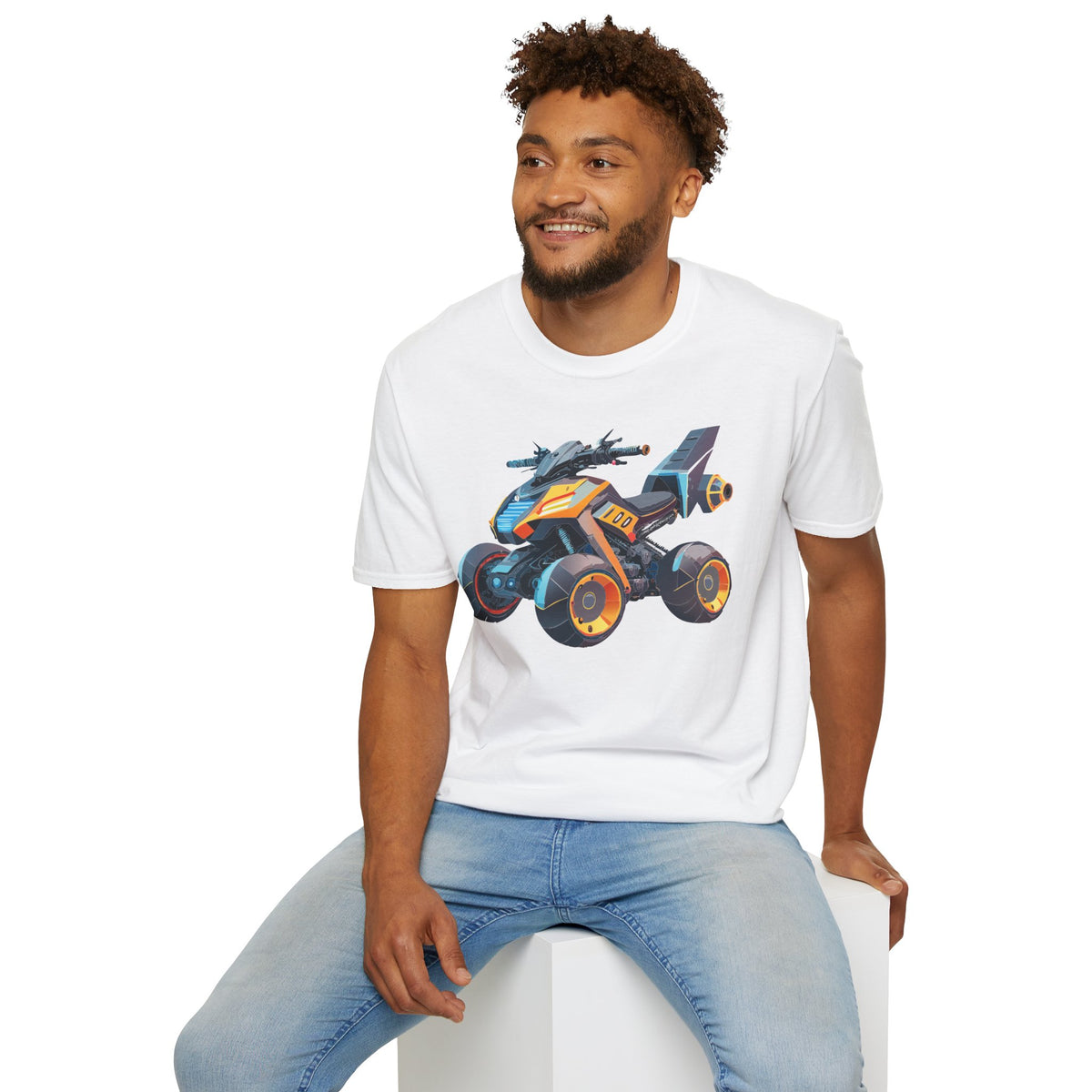 Moto Bike Motorcycle Graphic Tee Gildan Unisex 100 Cotton Tee Shirt m2