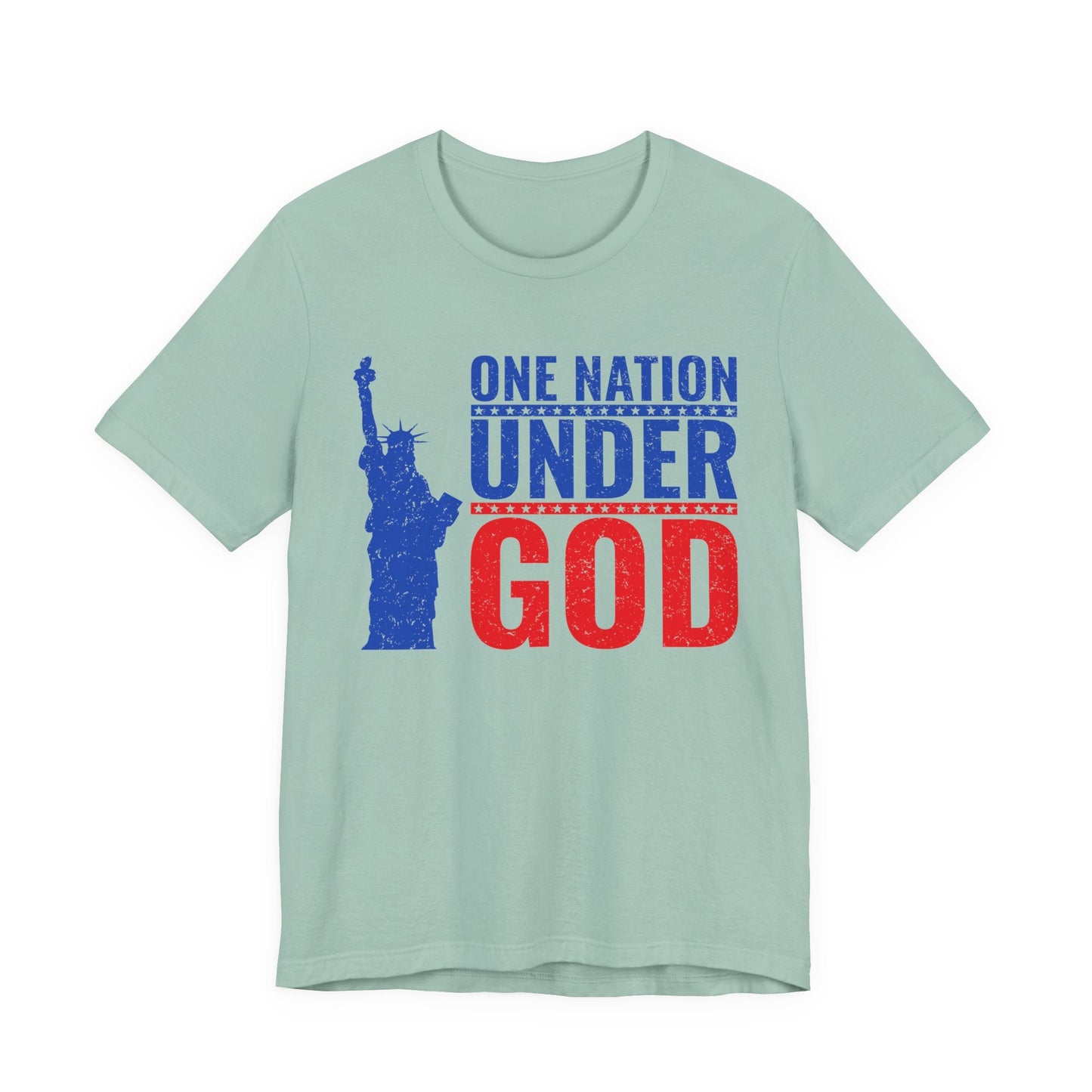 Statue of Liberty Patriotic Graphic Unisex Cotton T-Shirt a6