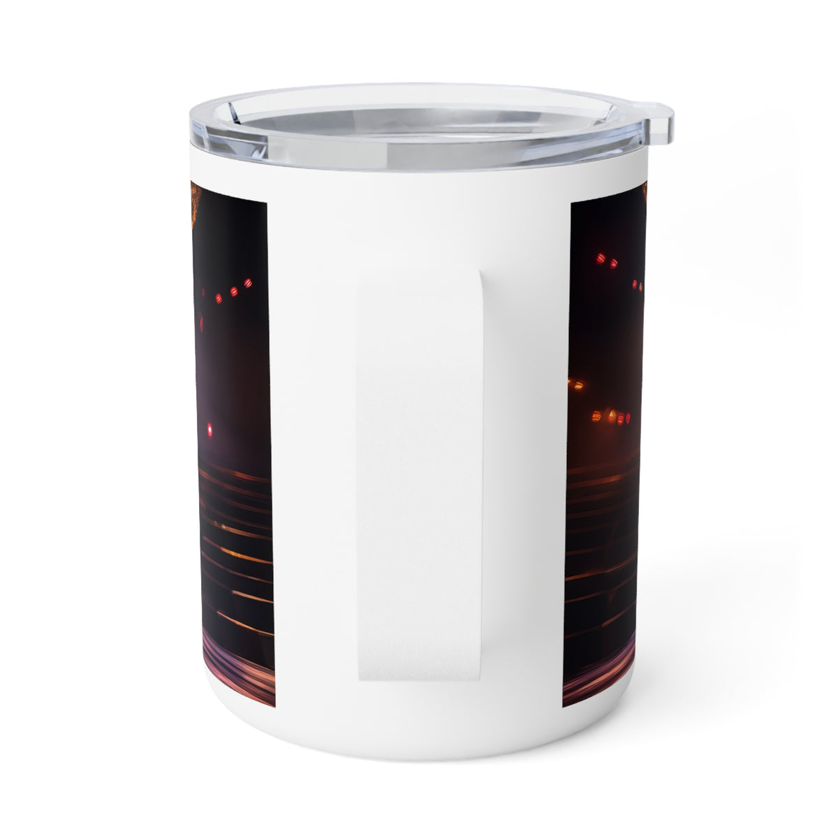 15 Art Design Insulated Coffee Mug Clear Lid 10oz Insulated Coffee Mug 10oz