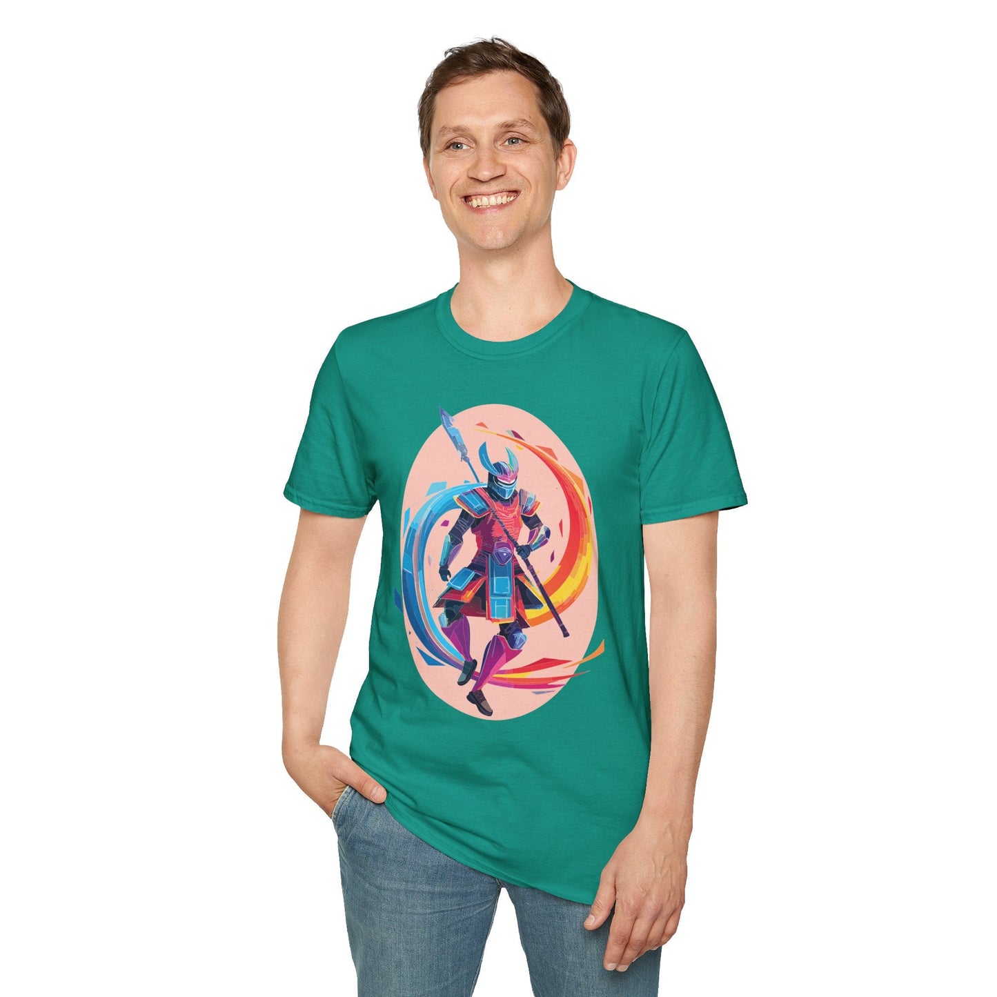 Samurai Shirt Unisex Softstyle T Shirt 64000 Cotton Breathable Everyday Comfort Fit