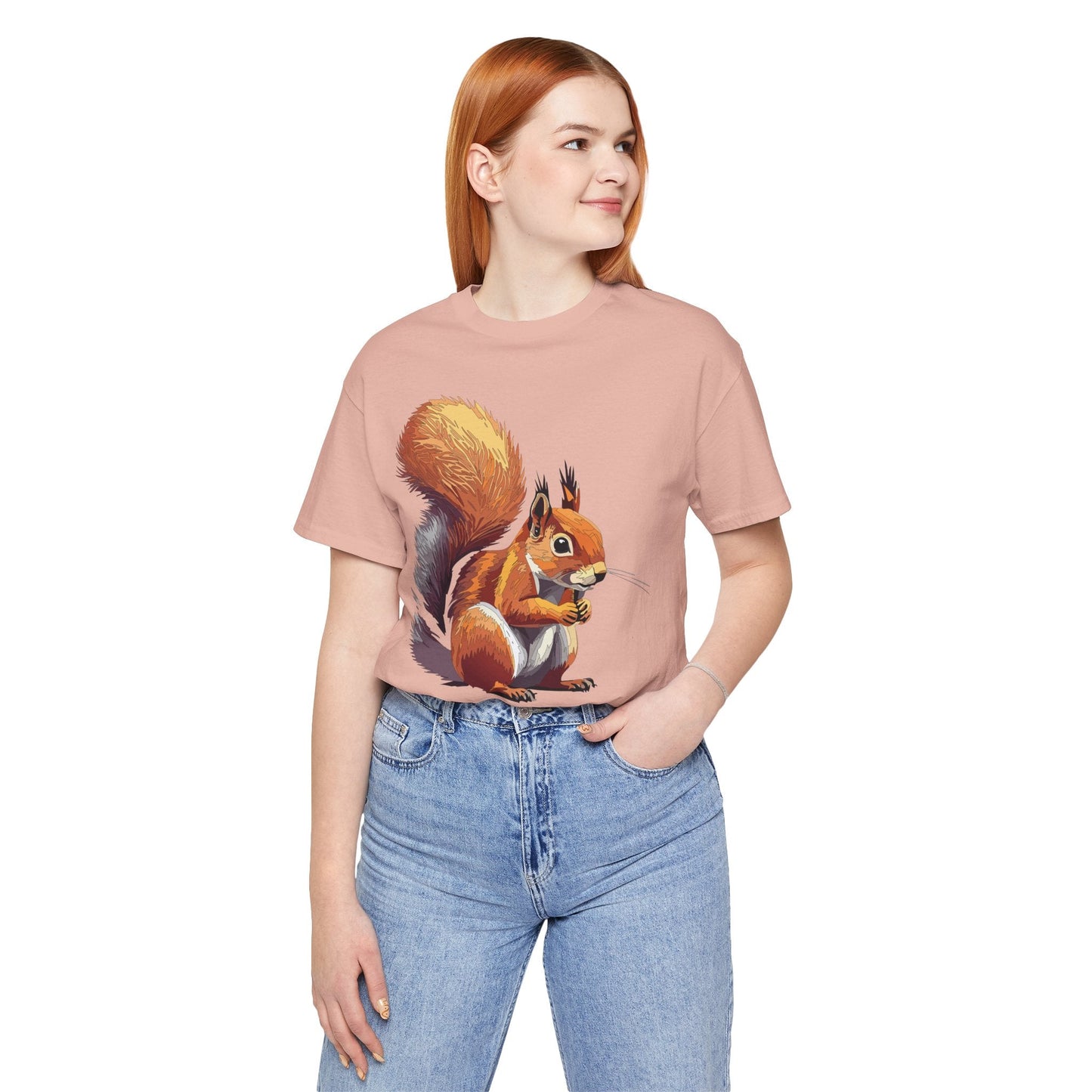 Unisex Animal Shirt Art Design Tee Shirt With Wild Animals Gildan Softstyle 64000 Cotton