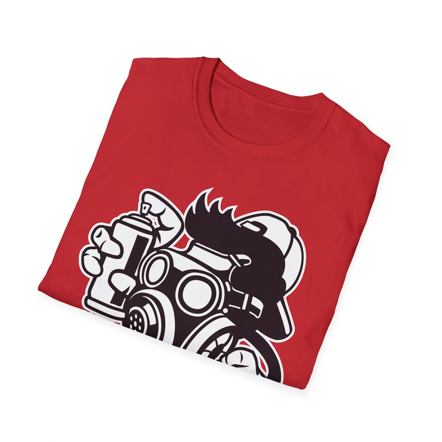 Cartoon T Shirt Unisex Animation Tee Funny Art Design Gildan Softstyle 64000 Ring Spun Cotton