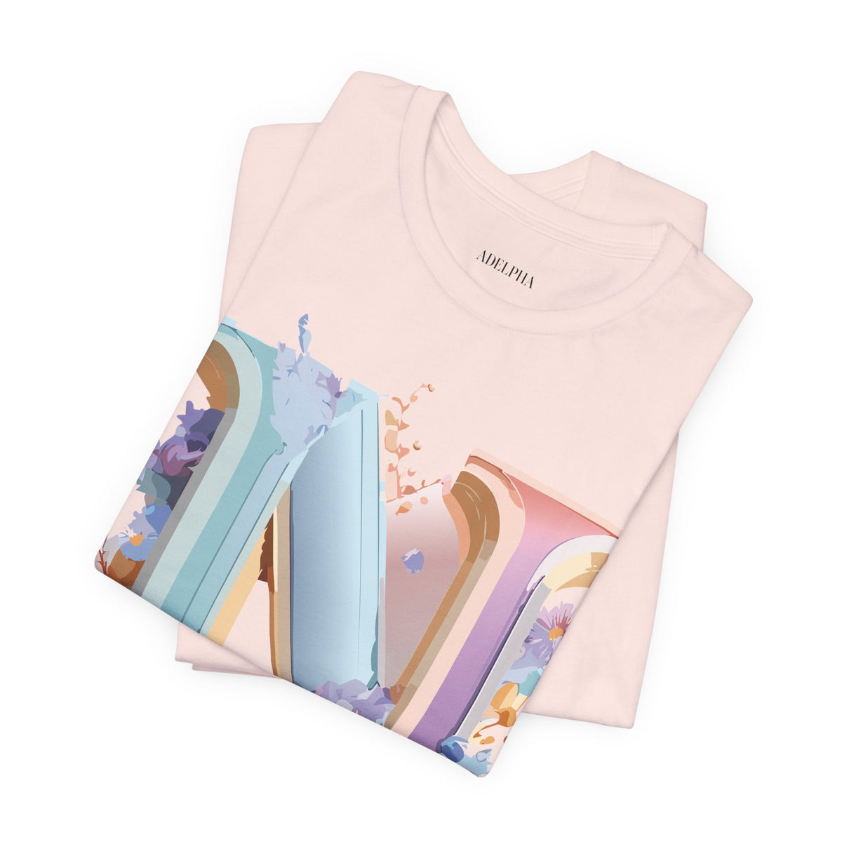 Letter N Graphic Unisex Cotton Bella+Canvas Tee with Art Letter Design