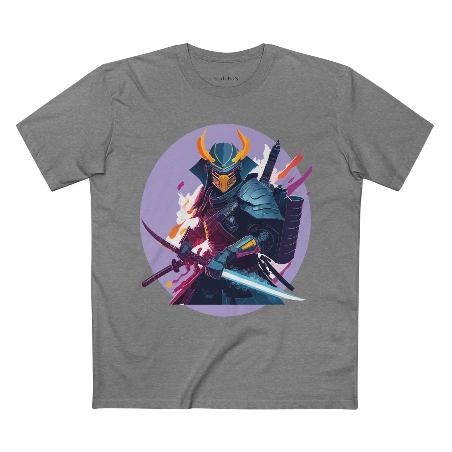 Samurai Graphic Unisex 100 Cotton Staple Tee 8